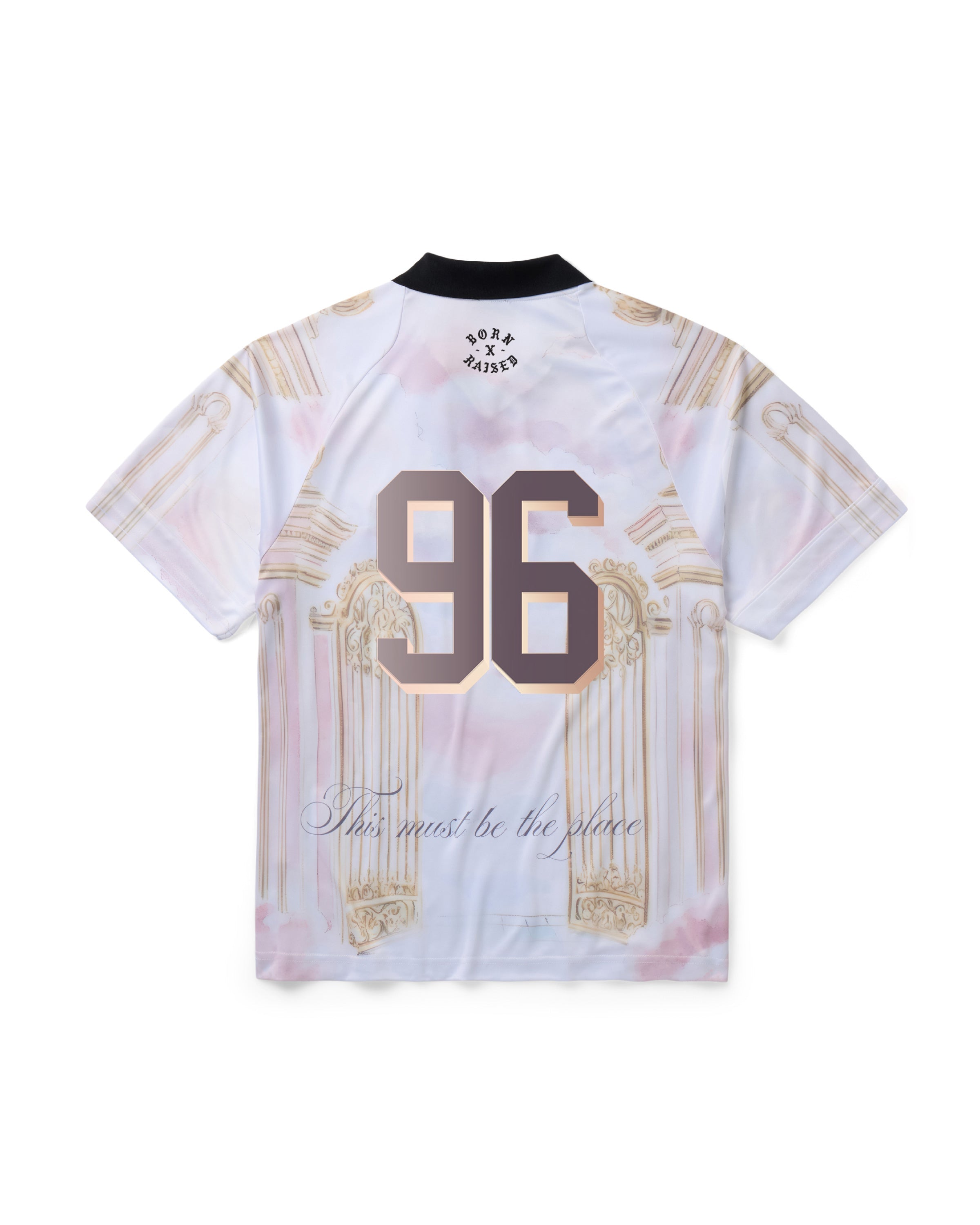 Born X Raised Heaven Soccer Jersey - Lavender - back