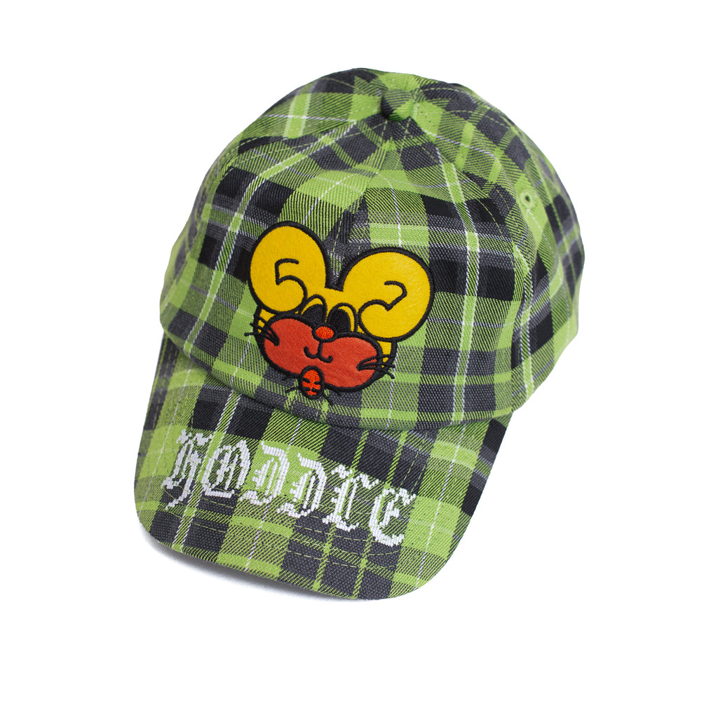 Hoddle Mouse Cap tartan – worn