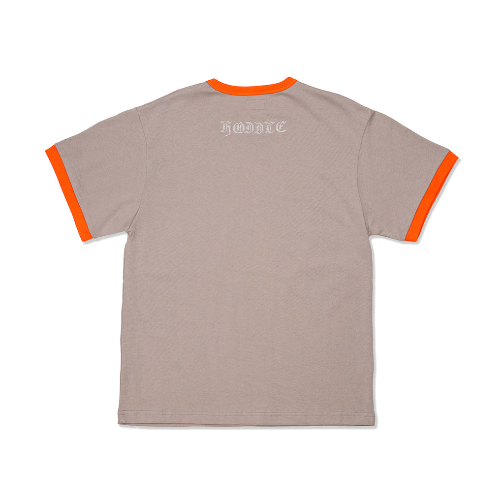 Hoddle Teenage Smoker Tee grey – rear embroidery