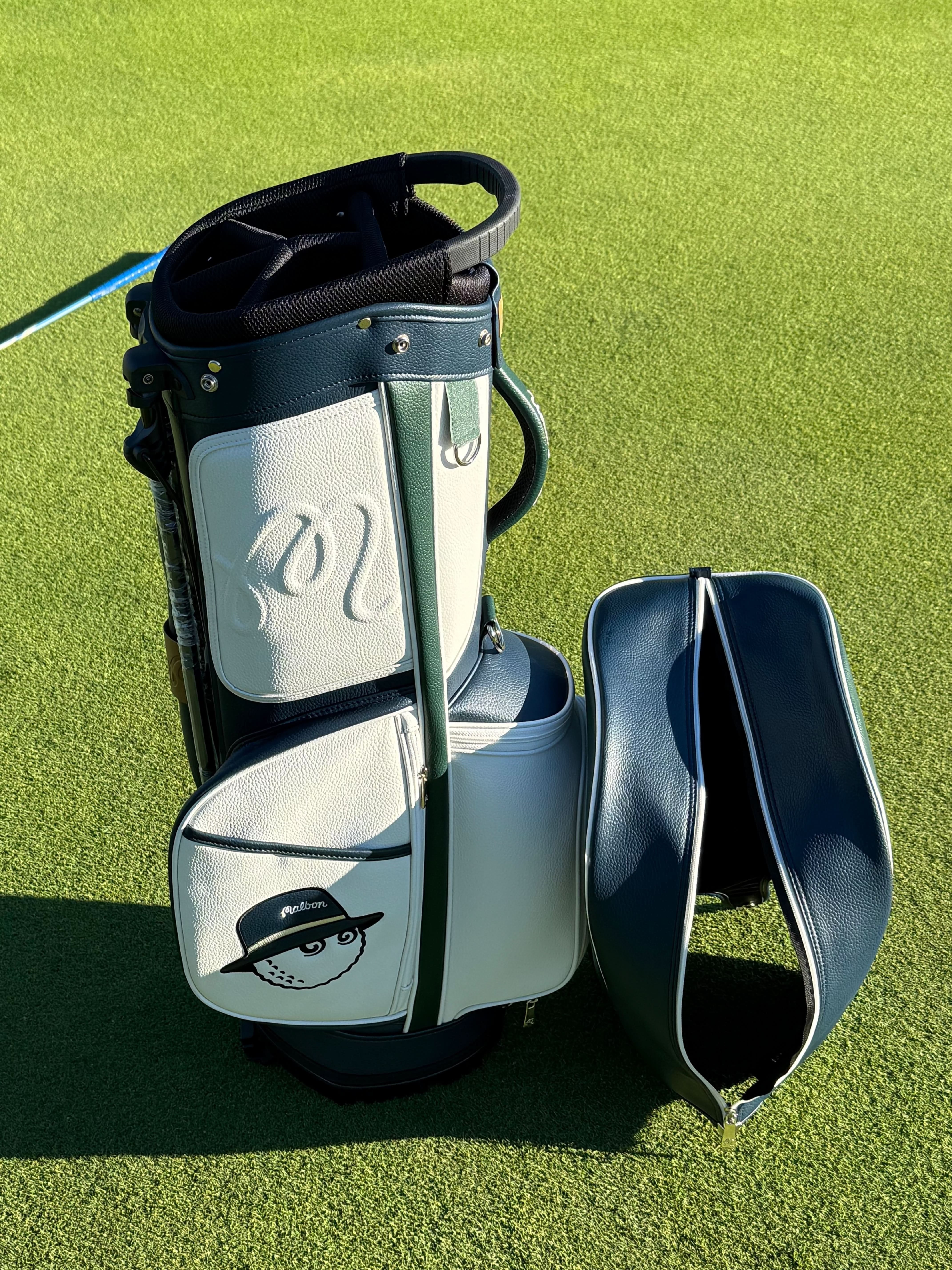 Malbon Golf | Stand Bag – Green/Blue - Gallery Streetwear