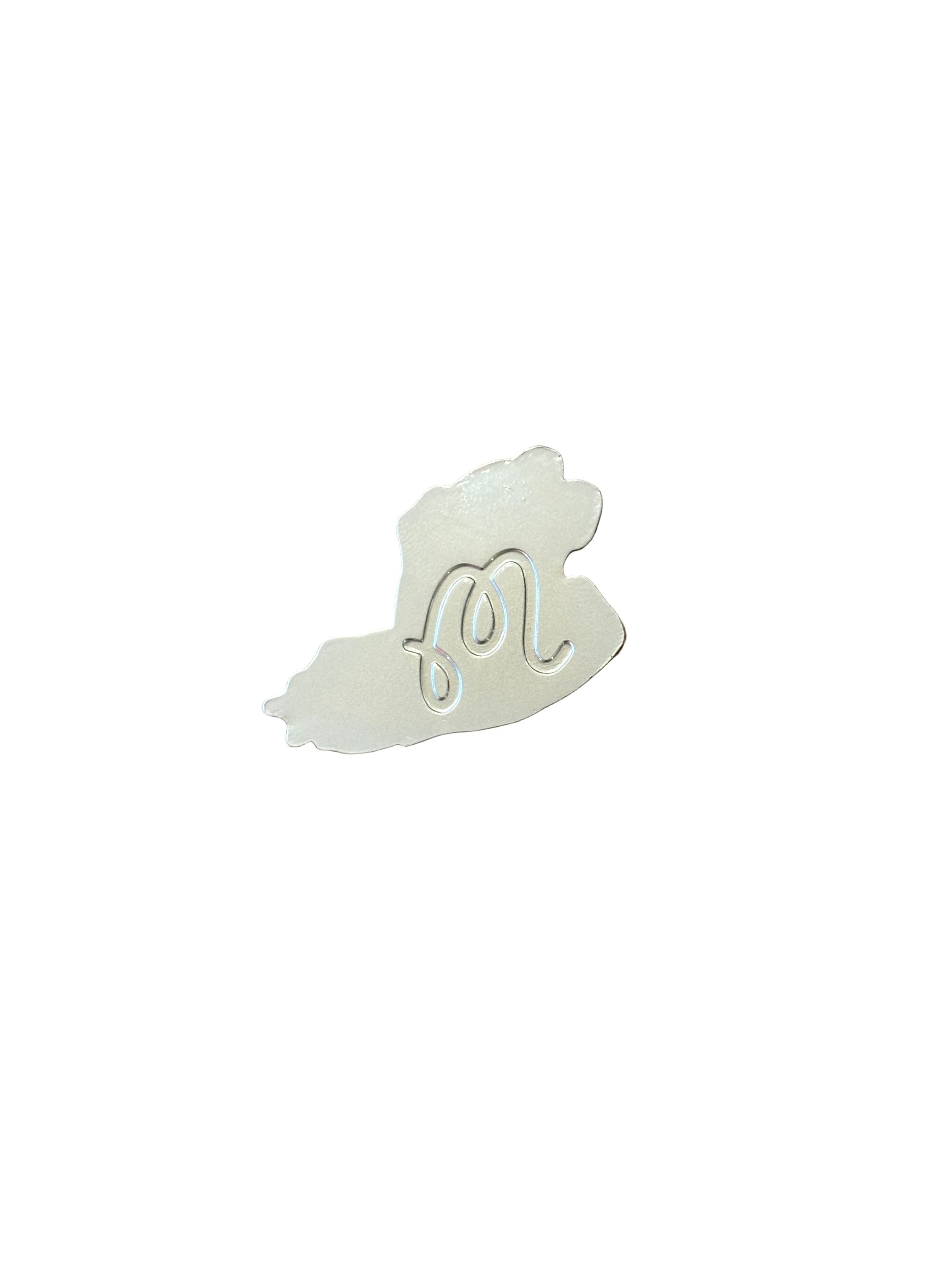 Malbon Golf x Santa Cruz Ball Marker back of marker