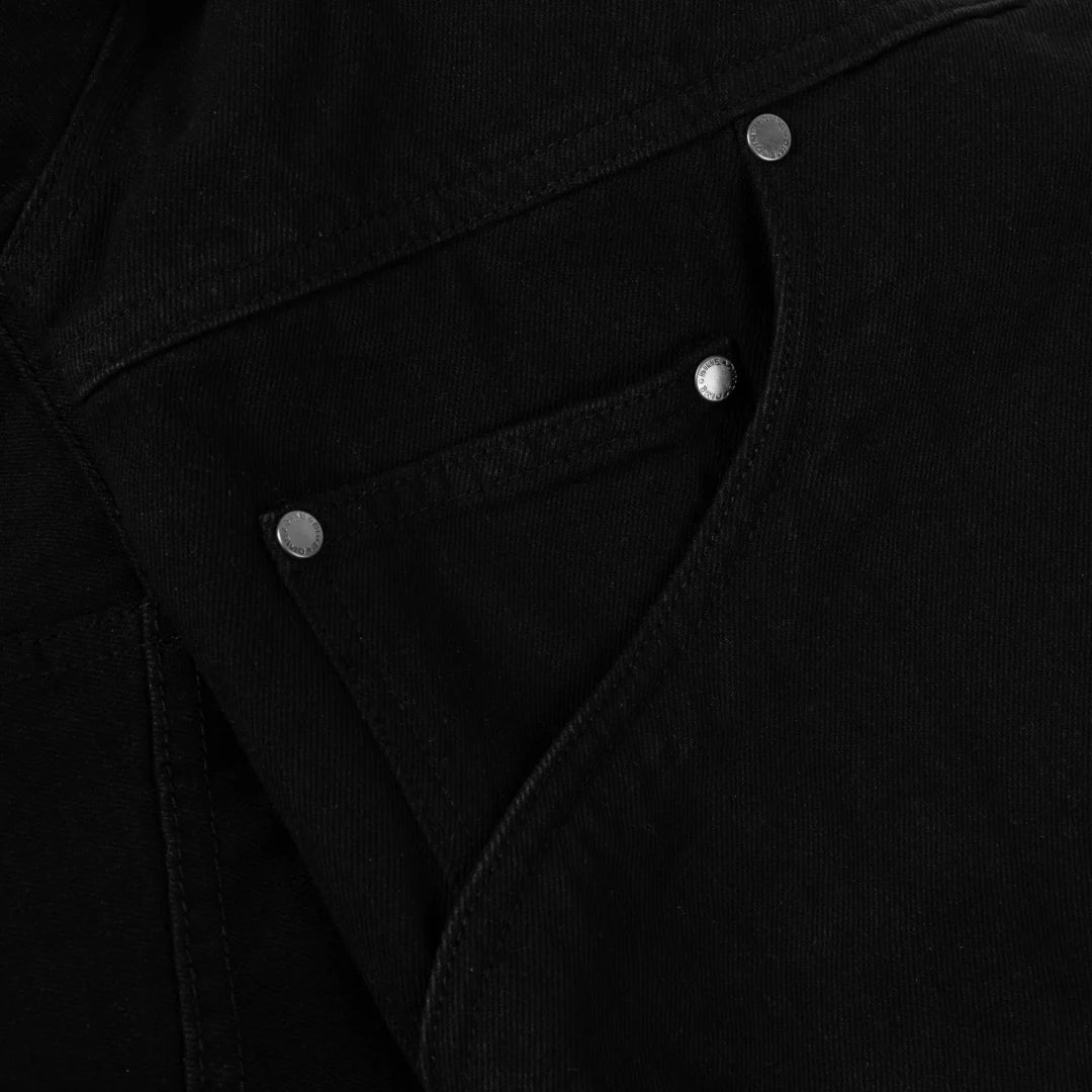 Dime MTL Hooded Denim Jacket Black