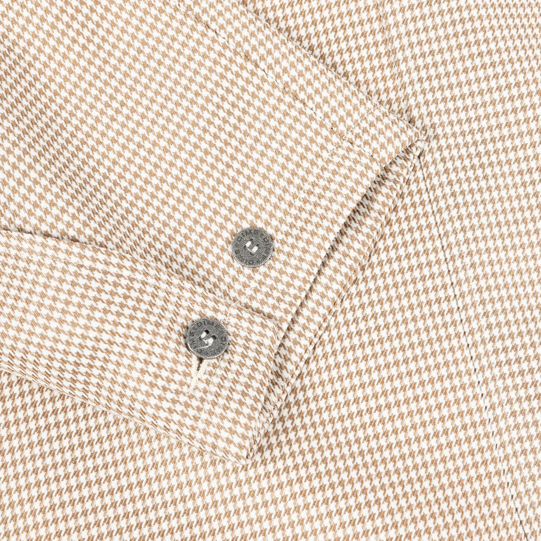 Dime MTL Houndstooth Jacket Beige