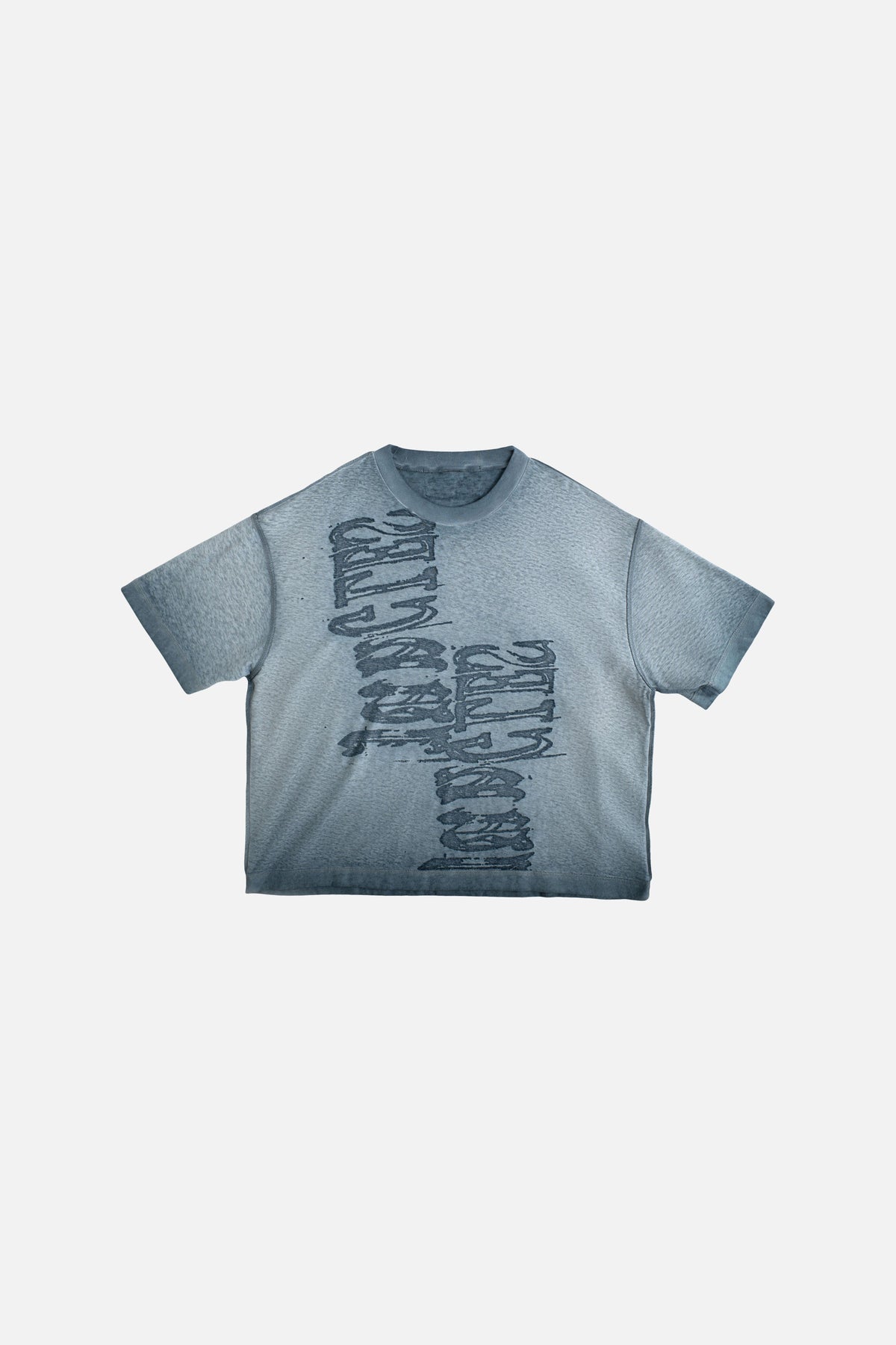 Jungles Jungles Burnout Slub Tee in grey, front view