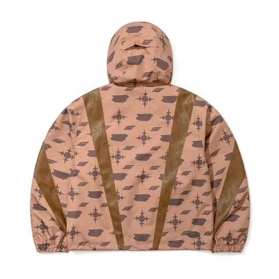 BS Rabbit JS Cut Panel Hooded Jacket – Brown