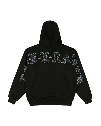 Born X Raised BXR Jumbo Arch Hoodie - Black