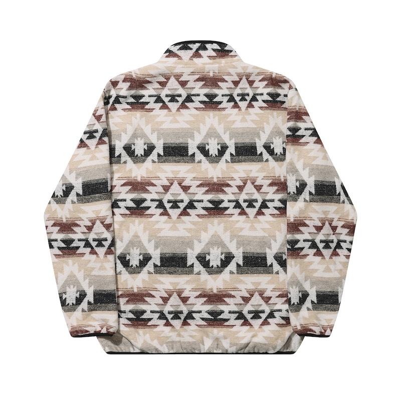 Hélas Lando Full Zip Jacket Off White Multico back