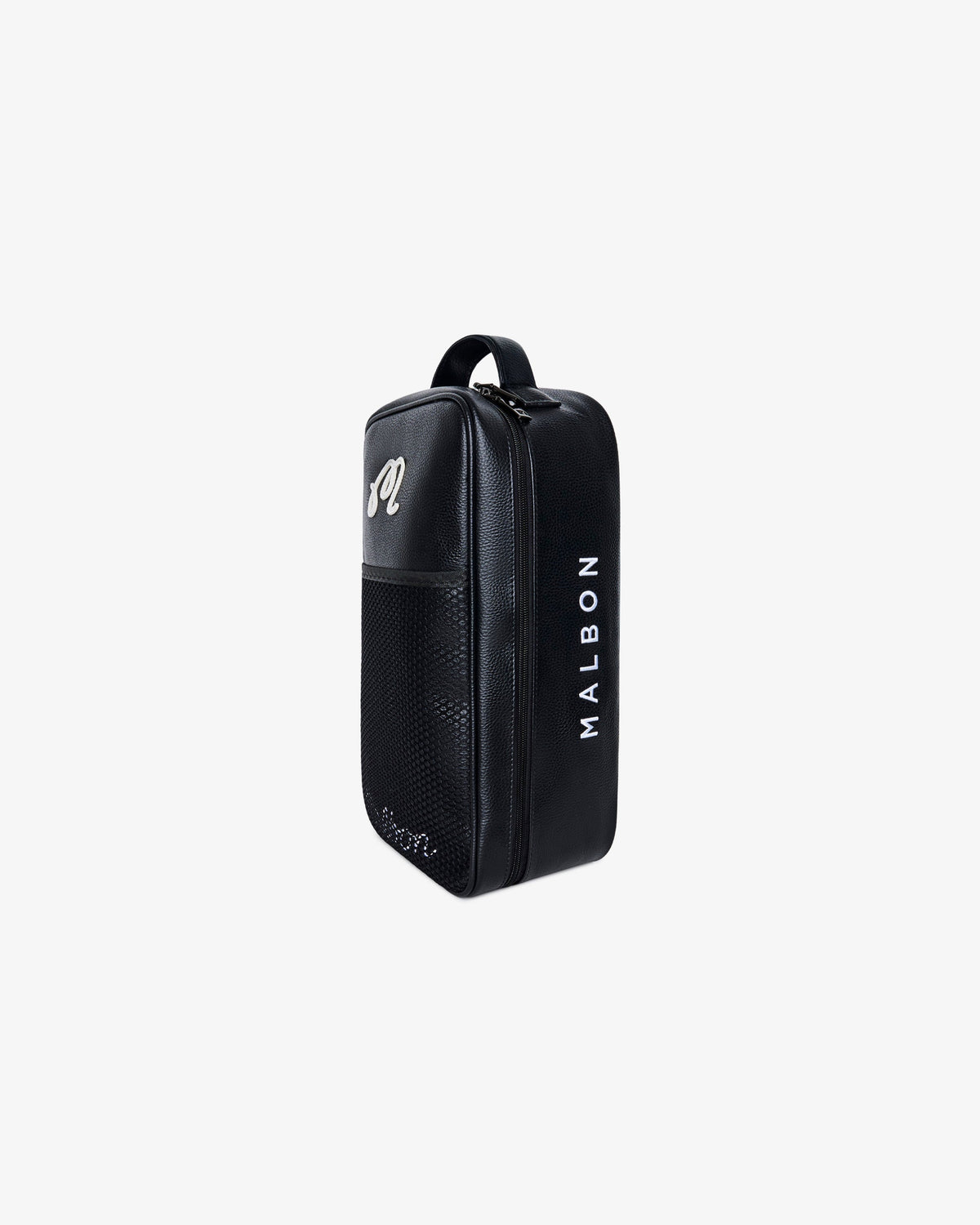 Malbon Golf Shoe Bag black, embroidered M script logo detail