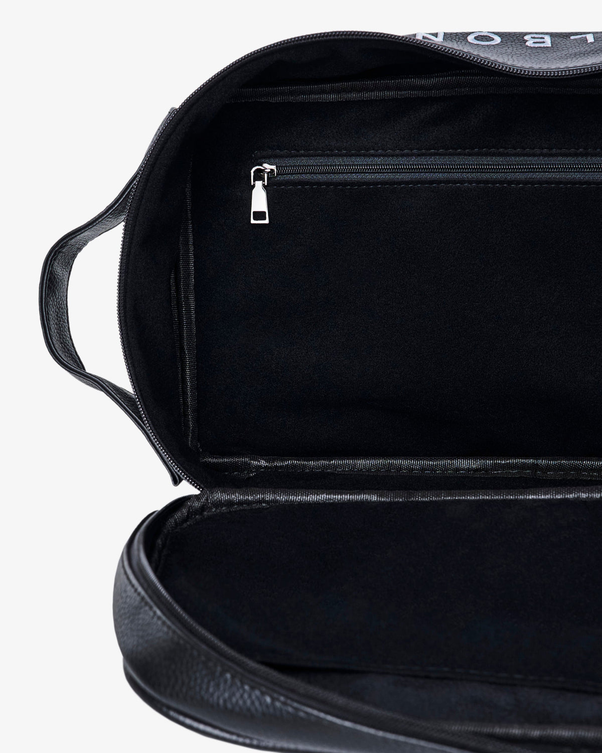 Malbon Golf Shoe Bag black, interior and zip