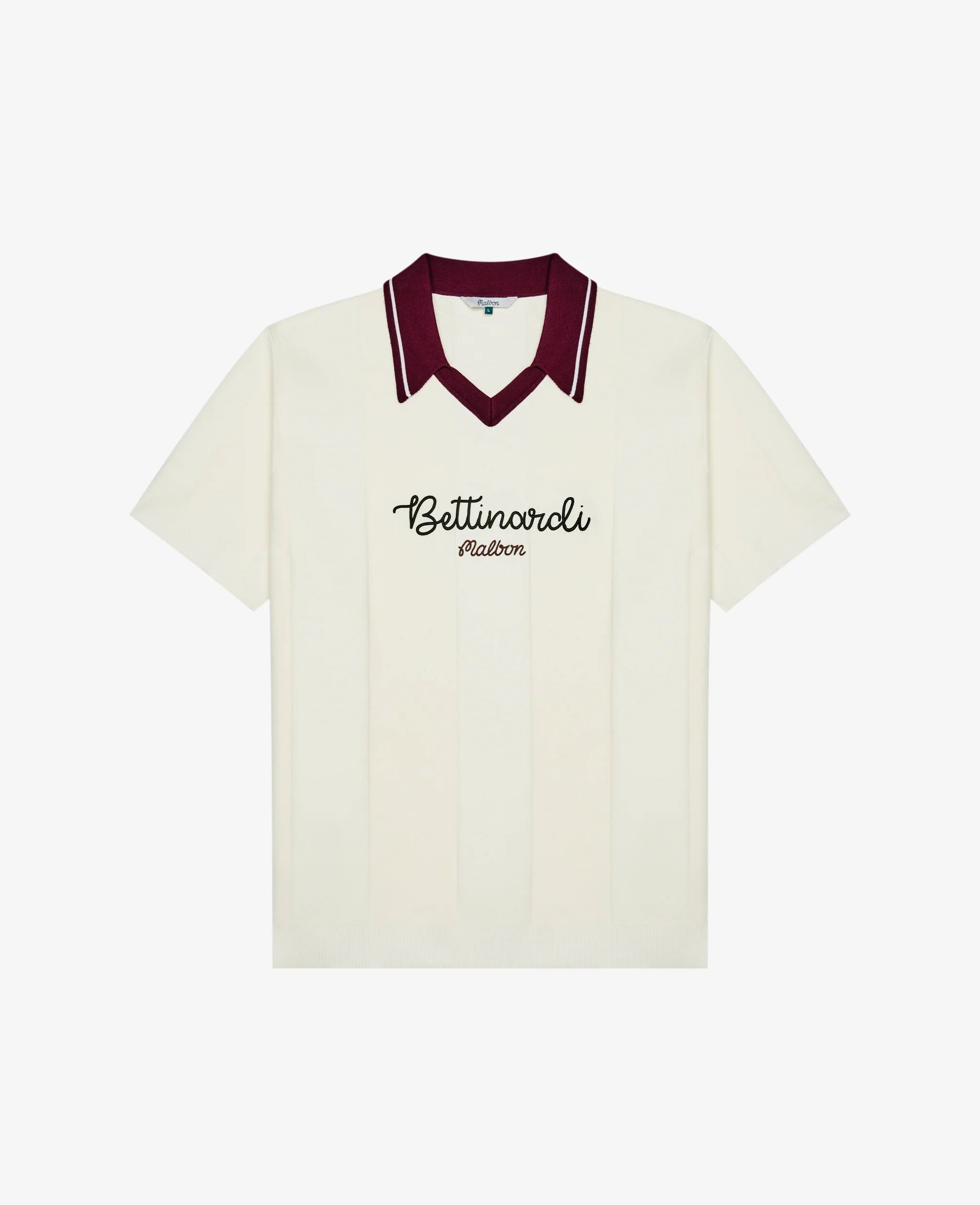 Malbon Golf Bettinardi Knit Polo Black Polo