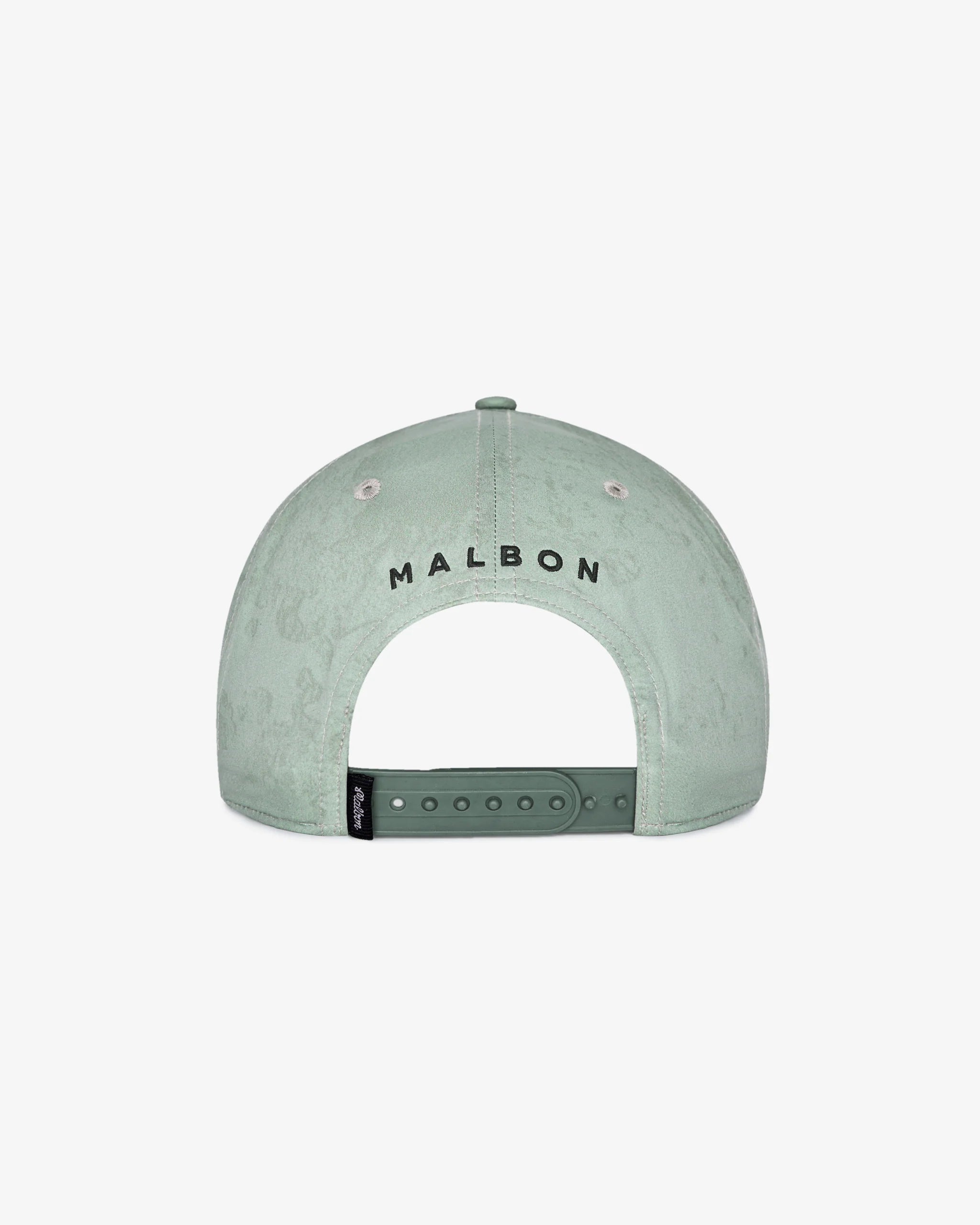 Malbon Golf & Tackle Snapback – Steel Ripple