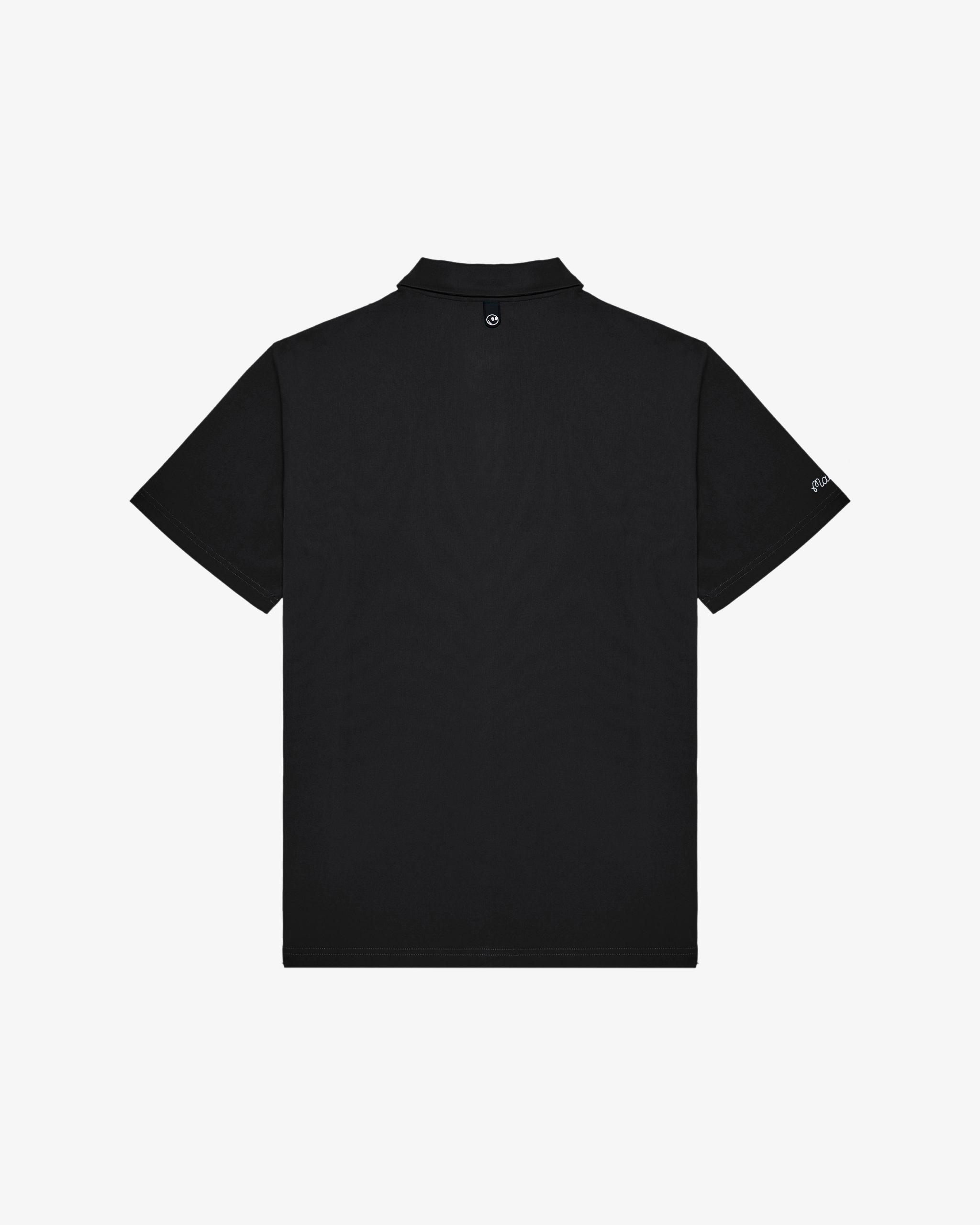 Malbon Golf Fairway Baldwin Polo black – back view