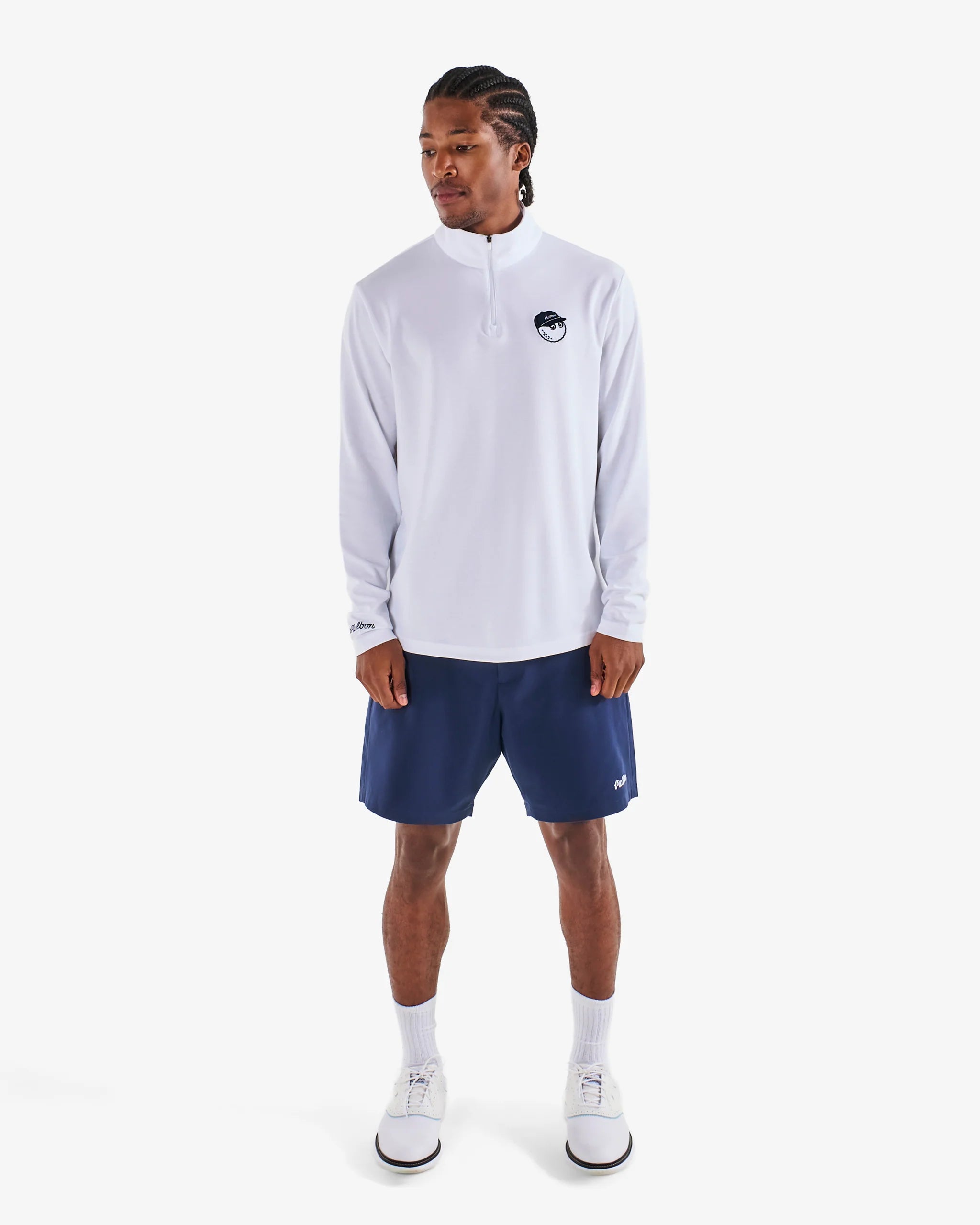 Malbon Ripley Coolcore Shorts Navy