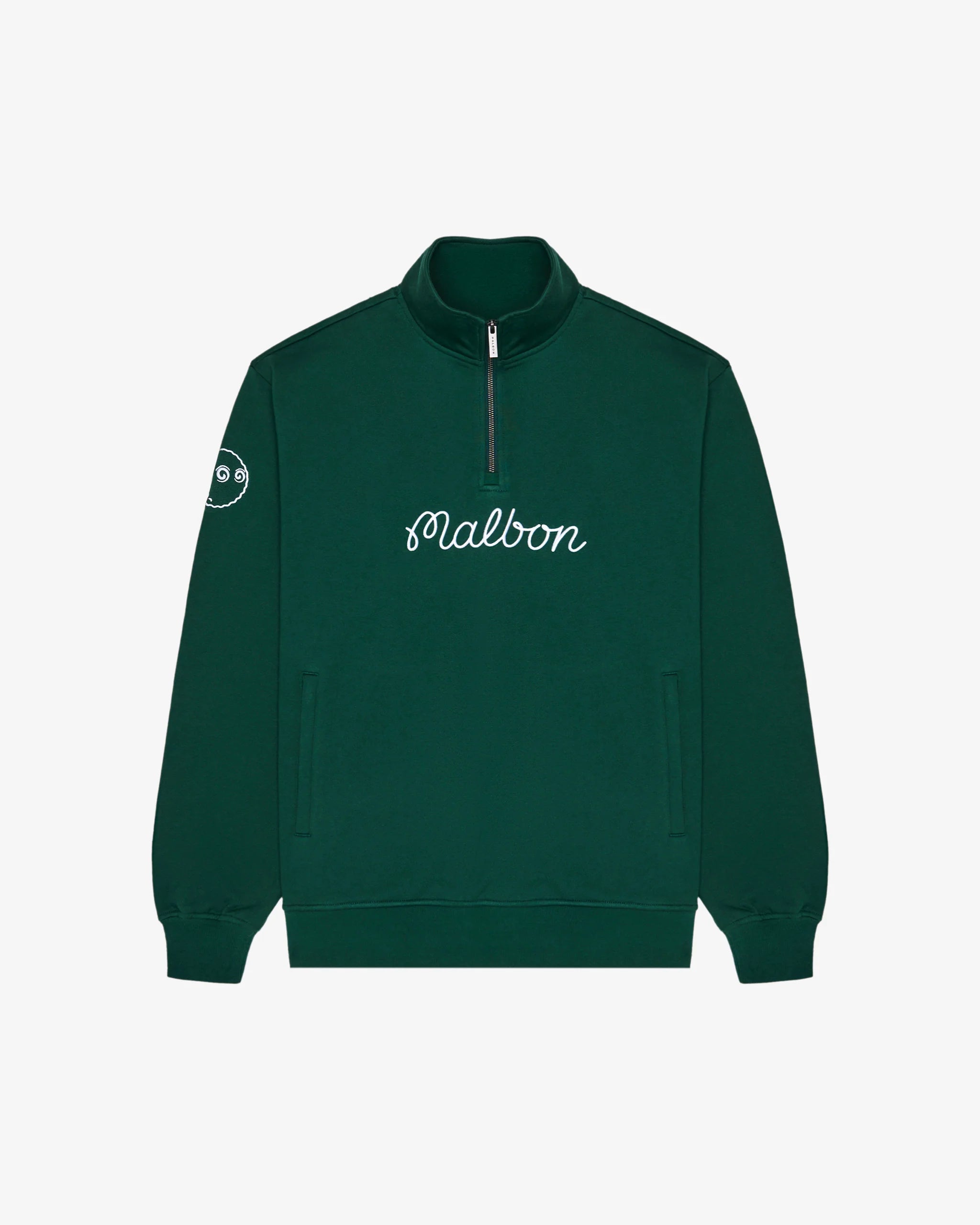 Malbon Golf Collegiate Sweatshirt – Forest