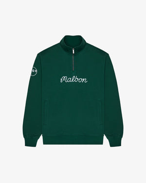 Malbon Golf Collegiate Sweatshirt – Forest