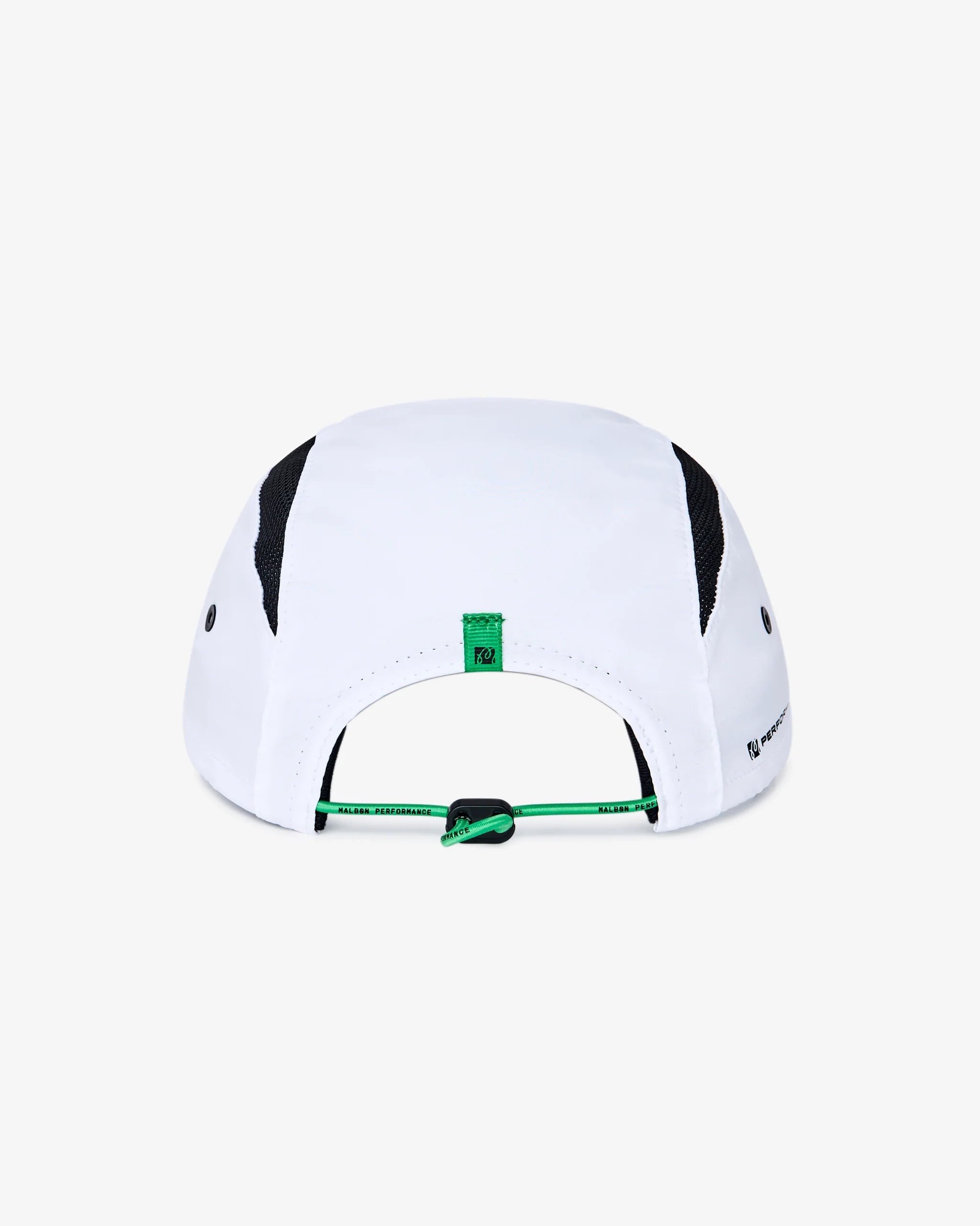 Malbon Golf Mesh Panel Bungee Hat White