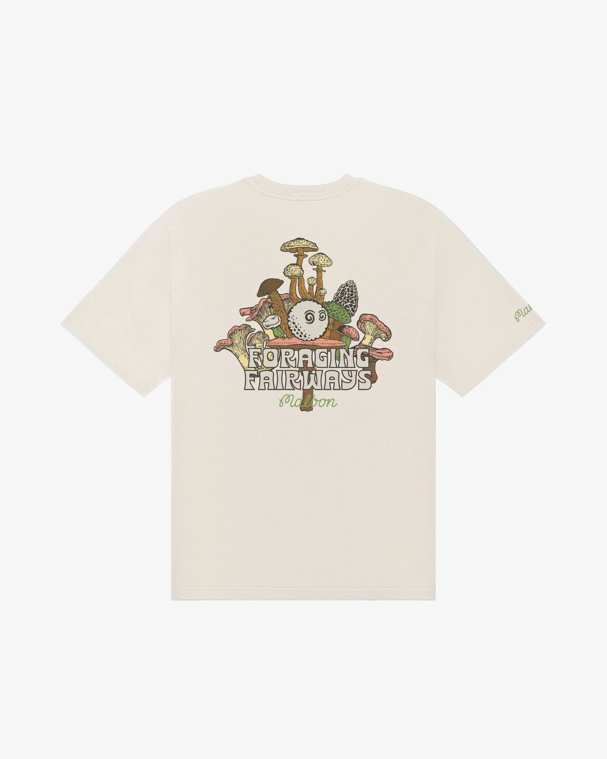 Malbon Golf Bermuda Foraging Tee – Ivory