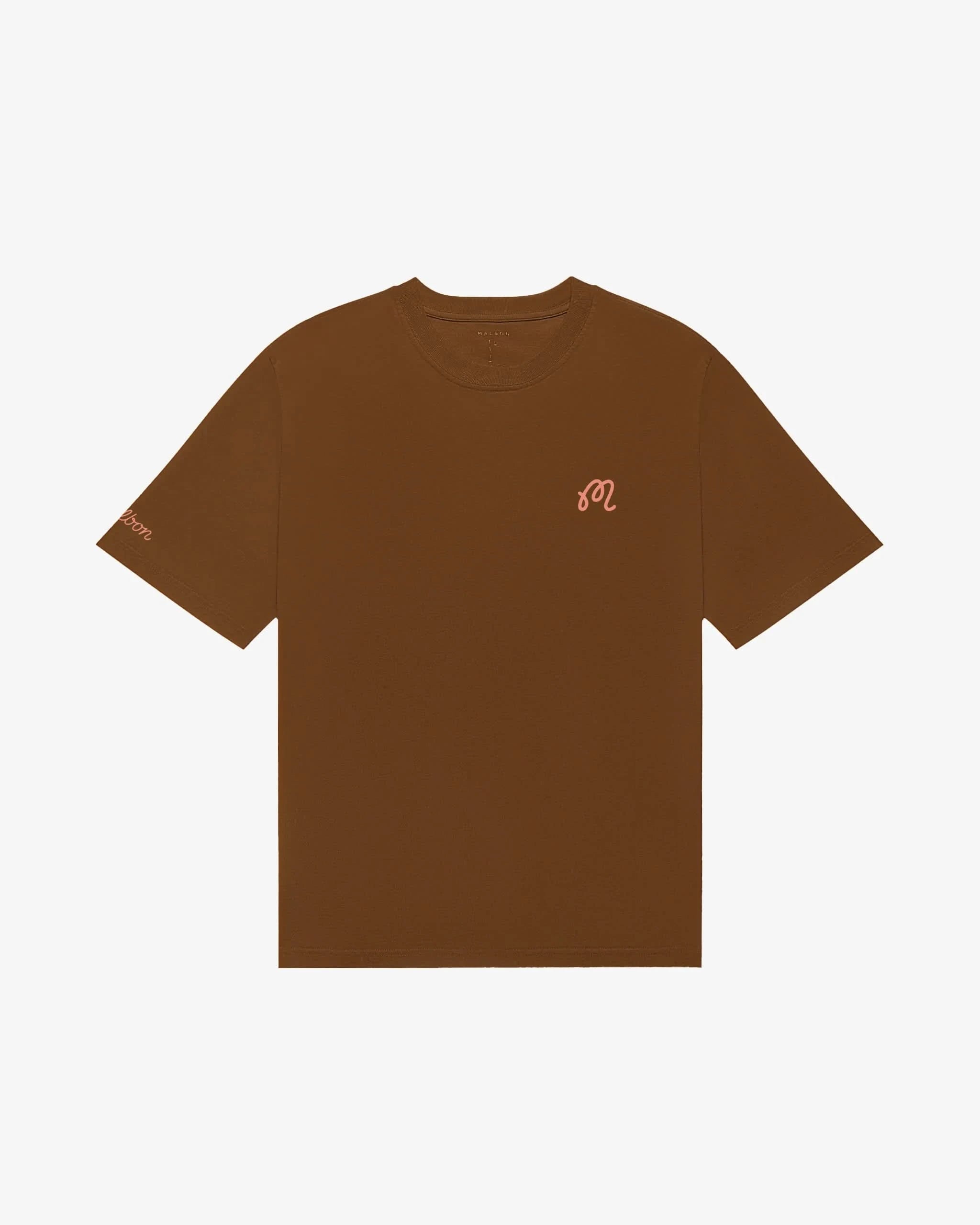 Malbon Golf Bermuda Foraging Tee – Pecan