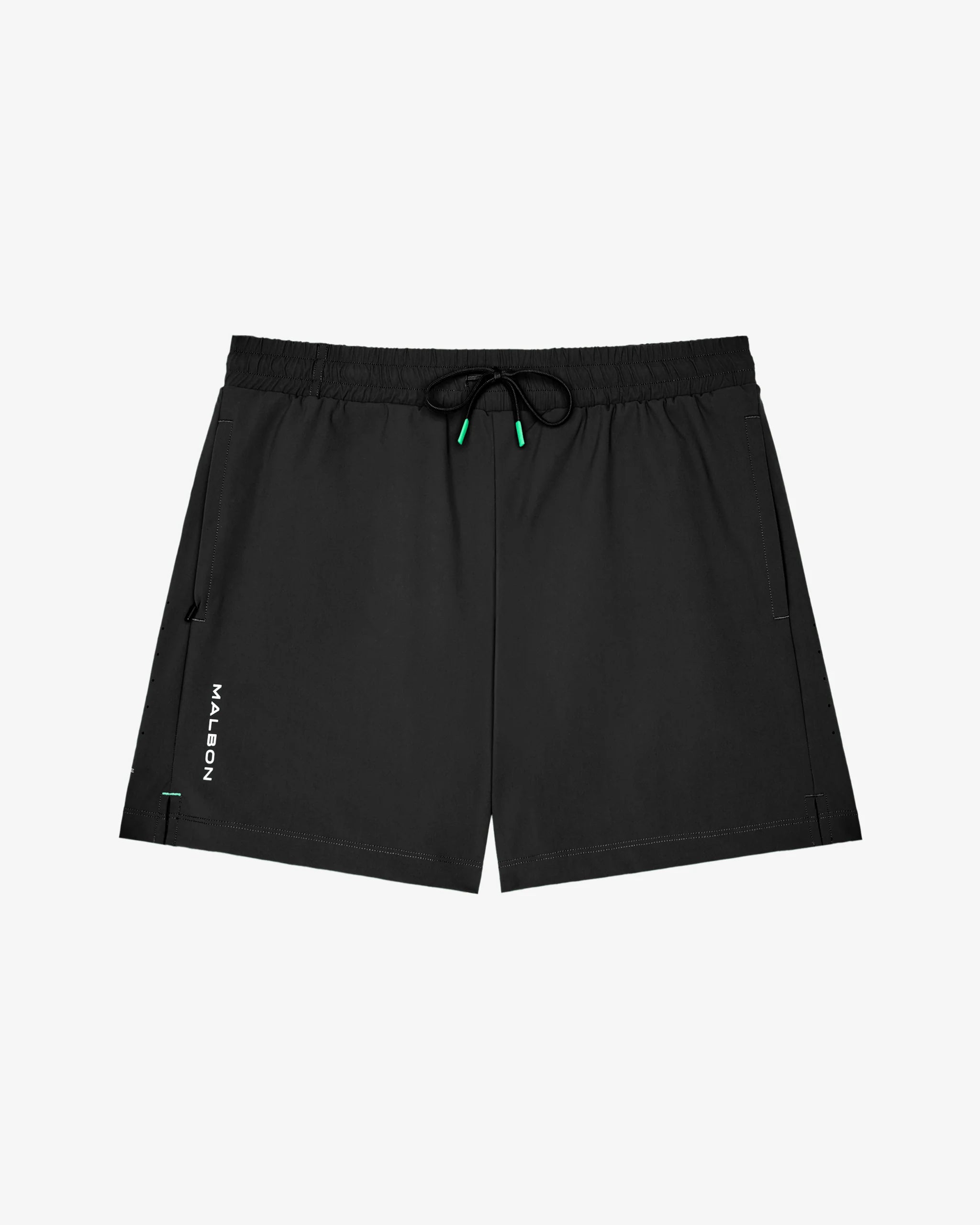Malbon Golf Performance Poly Tech Short Black Shorts