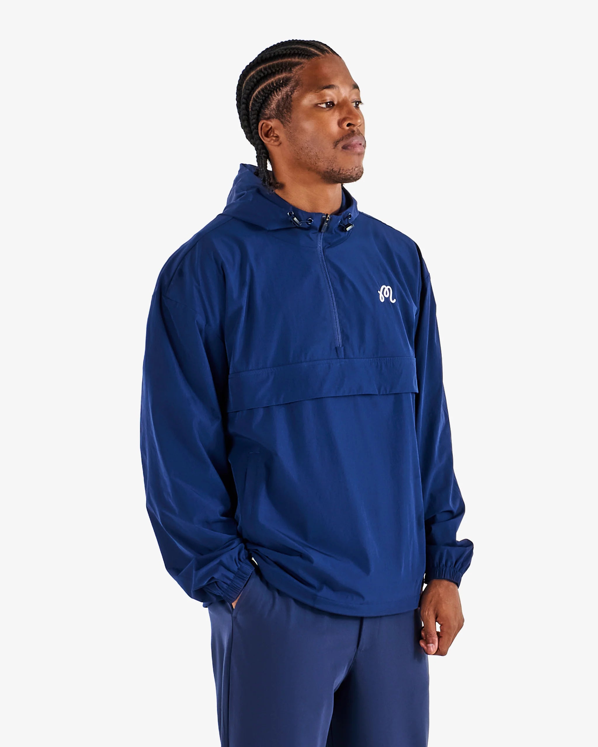 Malbon Golf Ridge Anorak – Navy
