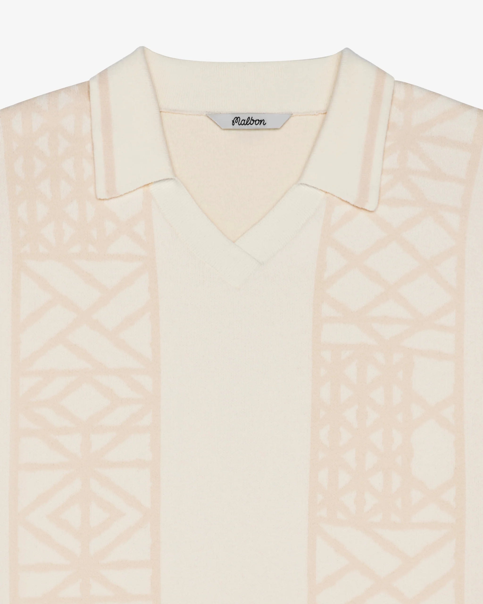 Malbon Golf Habana Polo Cream