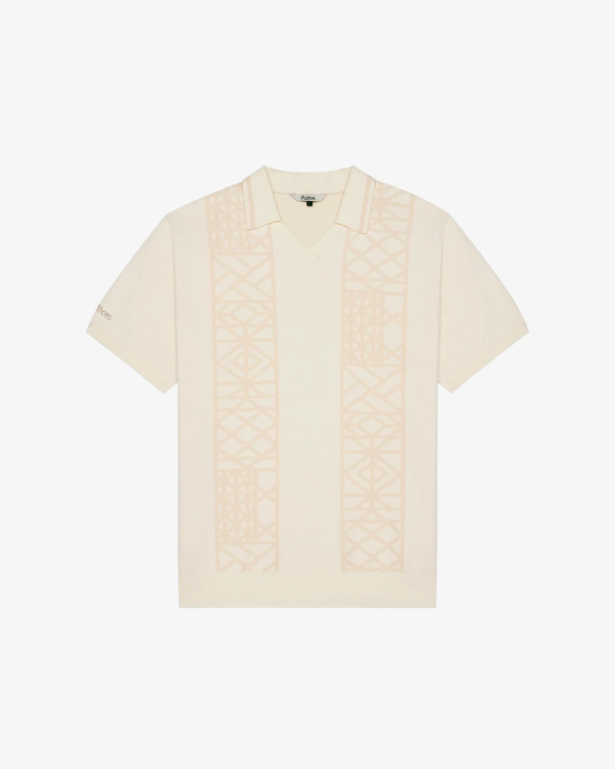 Malbon Golf Habana Polo Cream