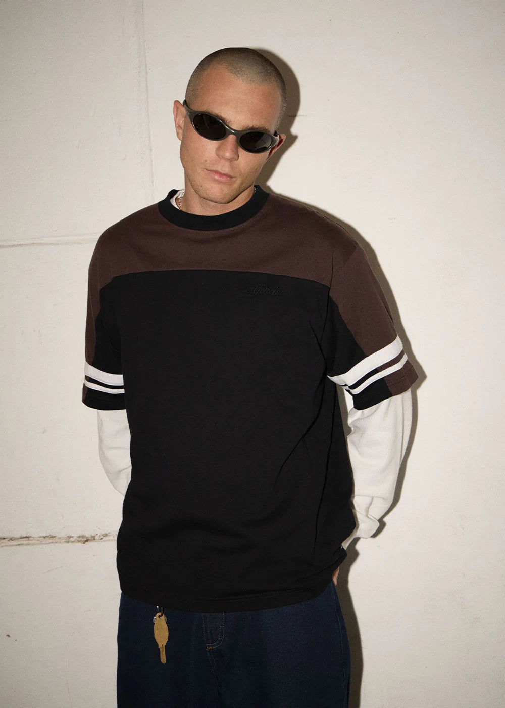 Afends Origin Recycled Boxy Vintage Tee – Stone Black