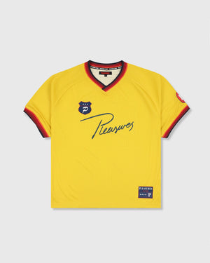 Pleasures Mona Sport Shirt Yellow — Pleasures | Gallery Streetwear