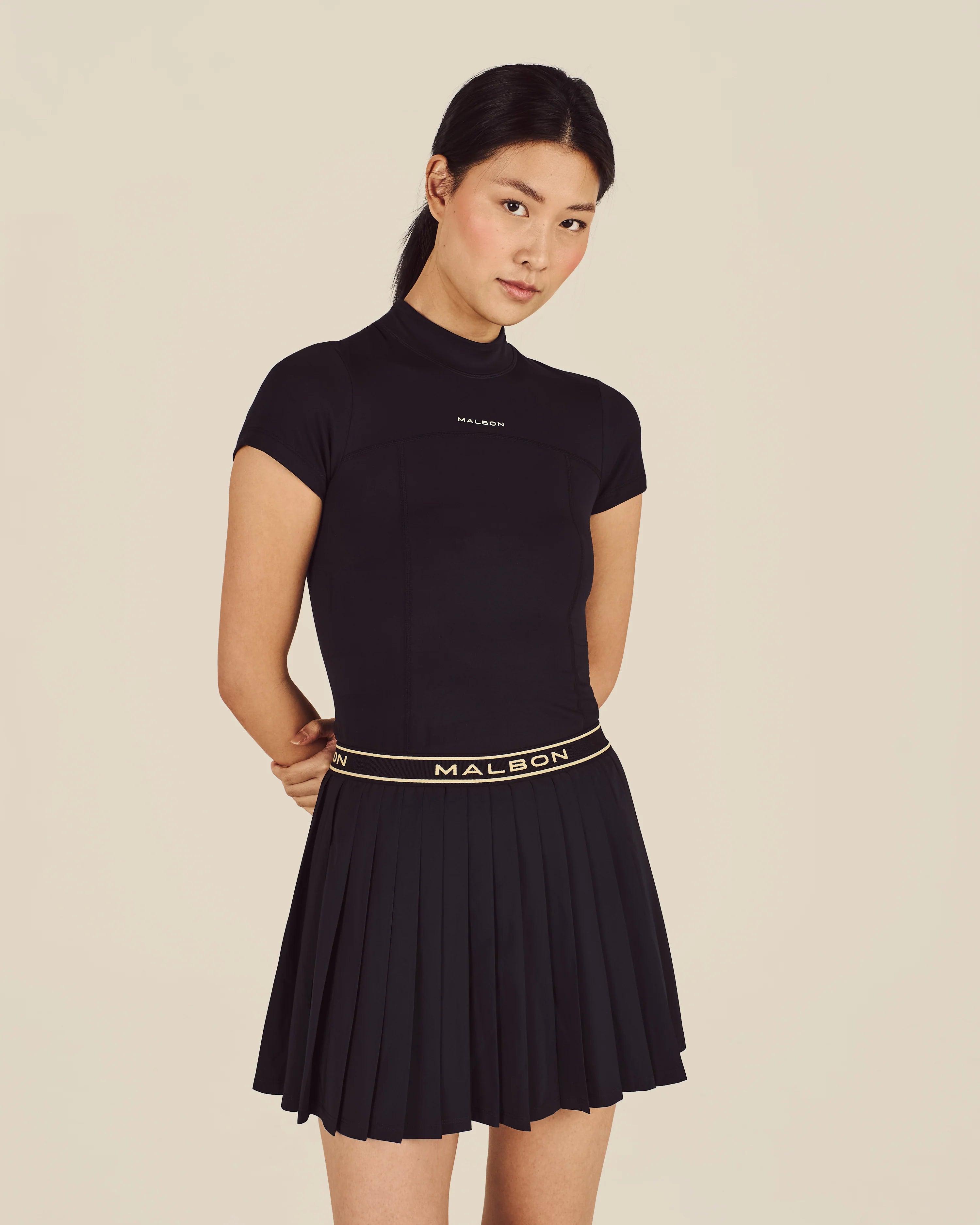 Malbon Golf Laurell Skirt Black
