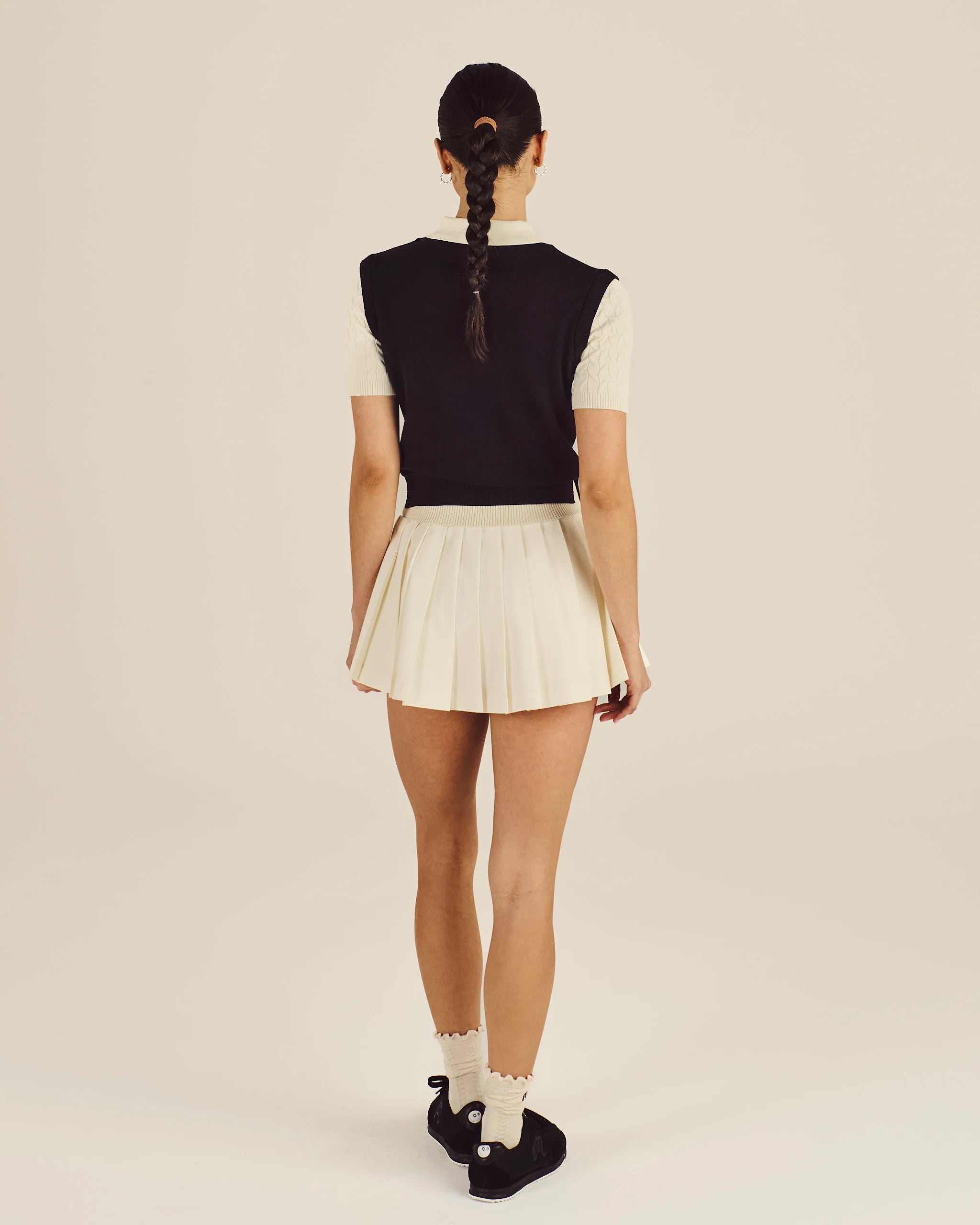 Malbon Golf Giselle Skirt Cream