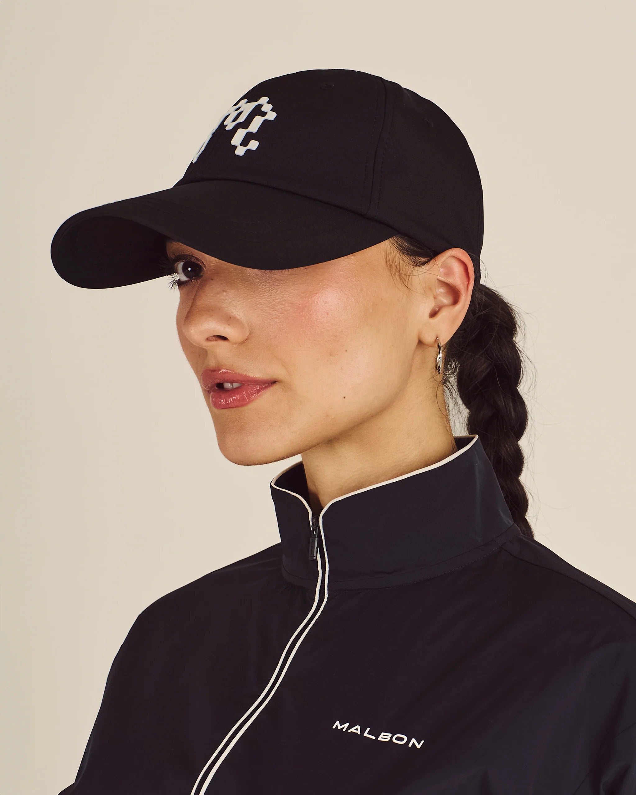 Malbon Golf Ceri Dad Hat Black