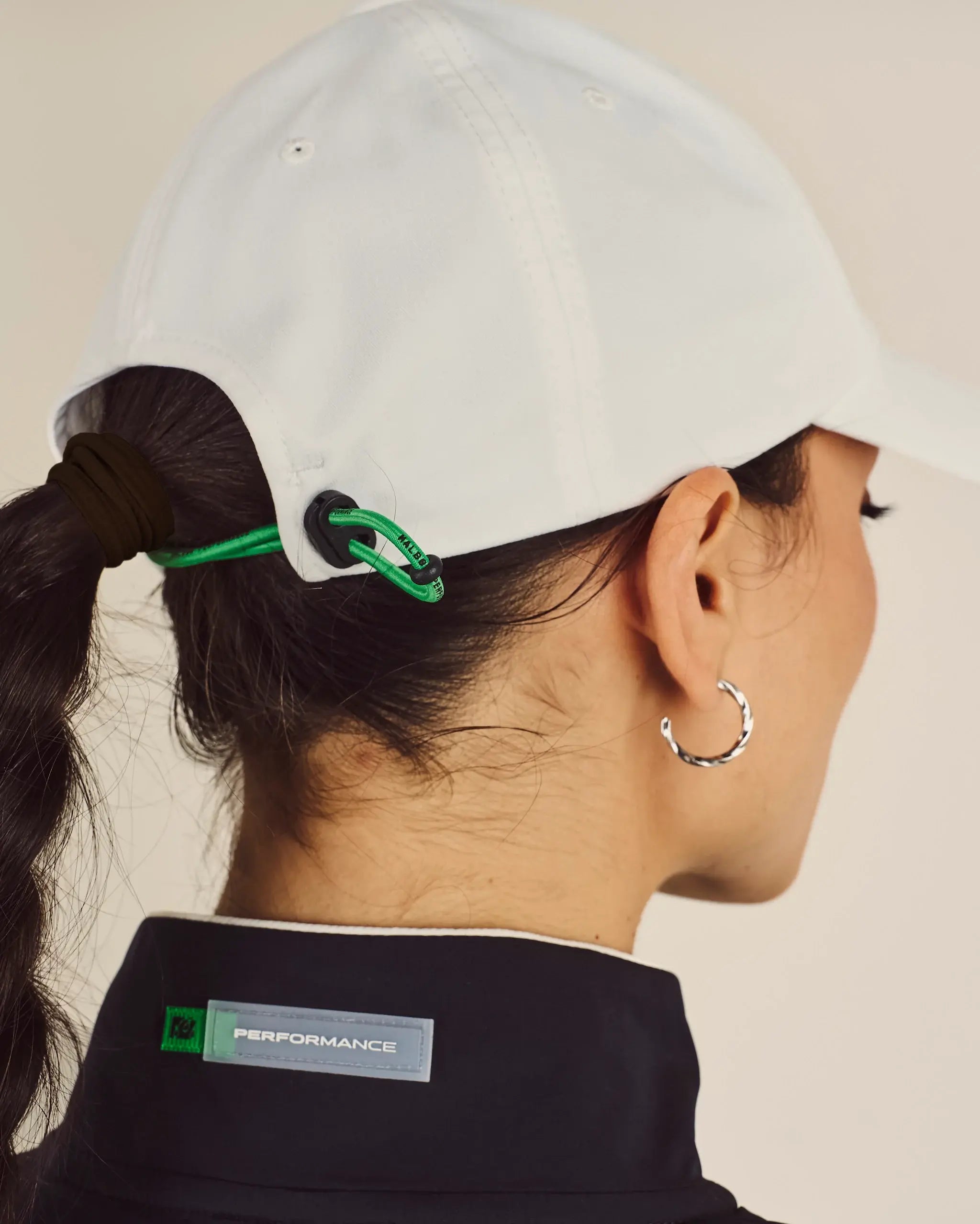 Malbon Golf Ceri Dad Hat White