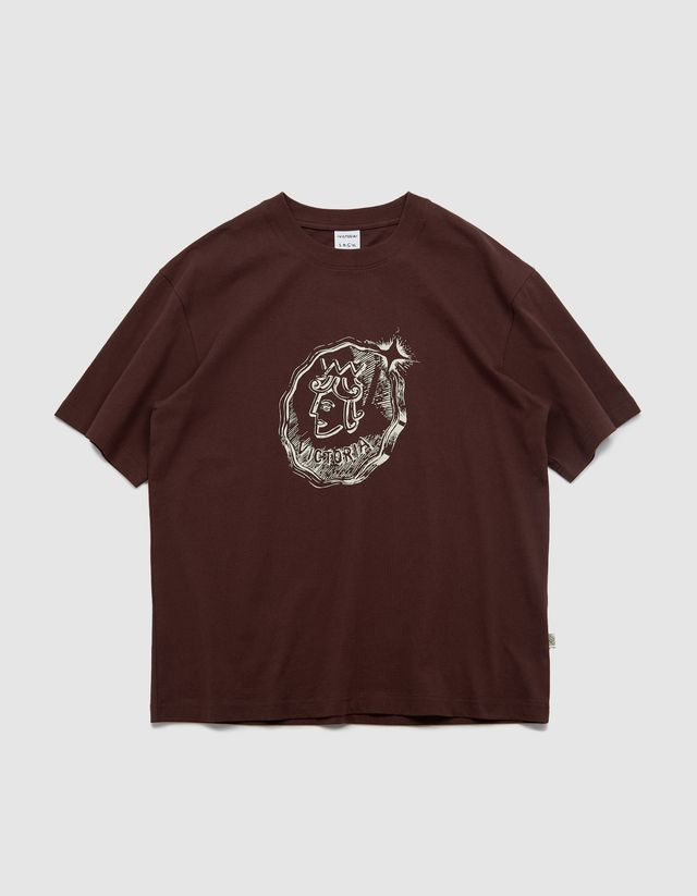 Victoria HK QH Coin S/S Tee Brown