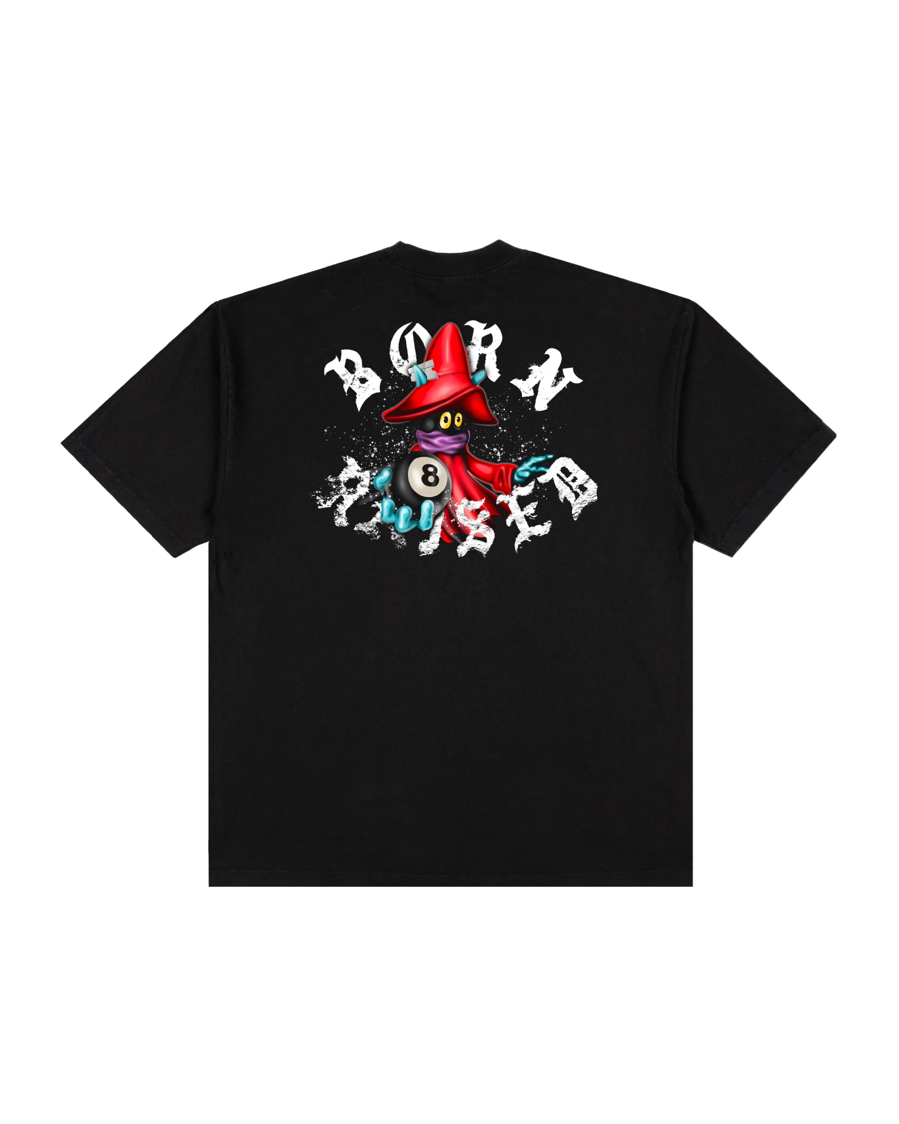 Born X Raised Party Wizard Rocker Tee - Black