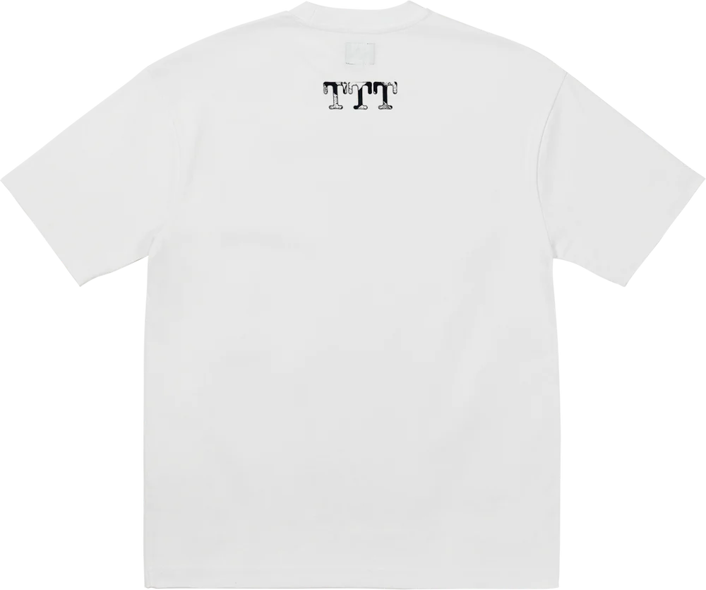 The Trilogy Tapes Chevron Brethren T-Shirt White