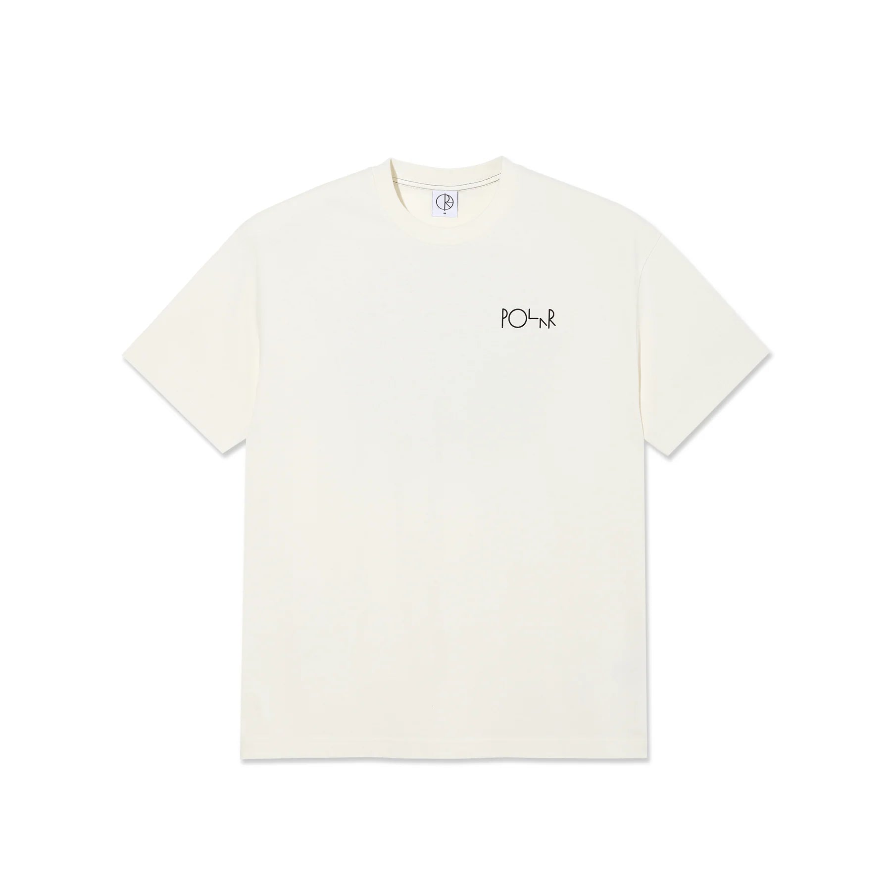 Polar Skate Co. Contrast Tee Fill Logo – Ivory/Black