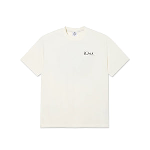 Polar Skate Co. Contrast Tee Fill Logo – Ivory/Black