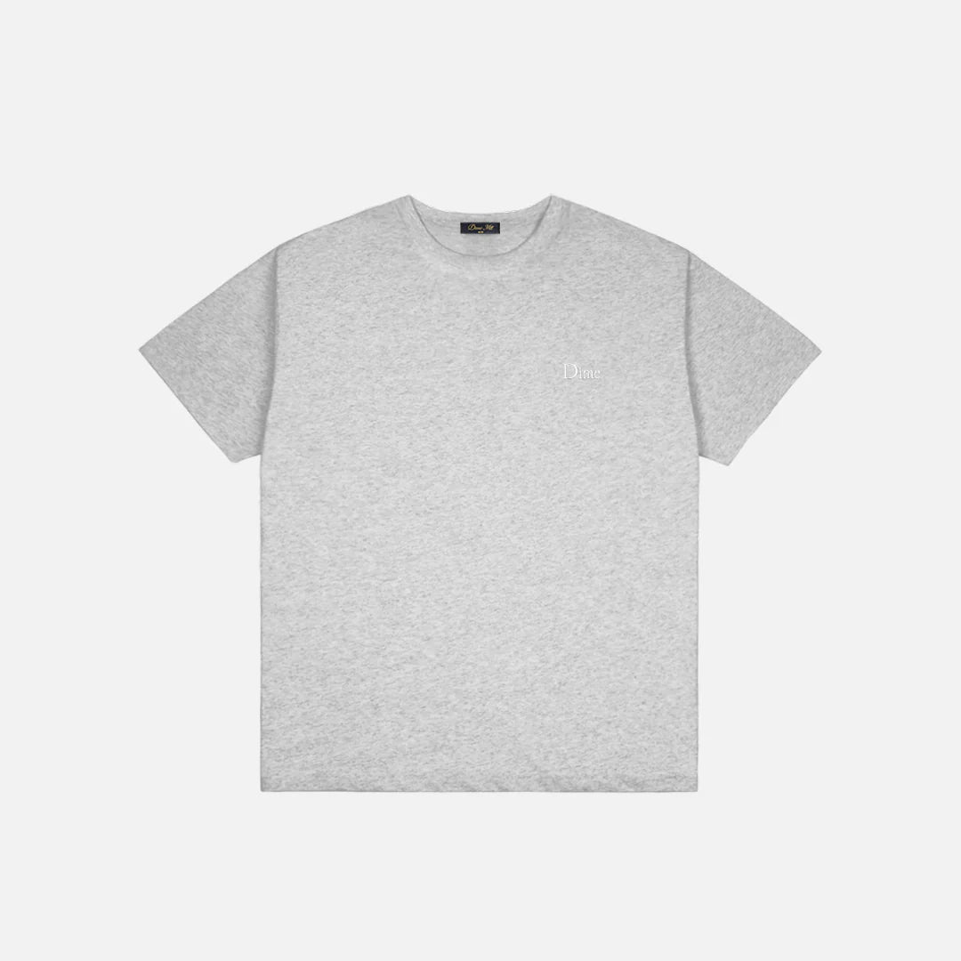 Dime MTL Classic Small Logo Tee Heather Grey