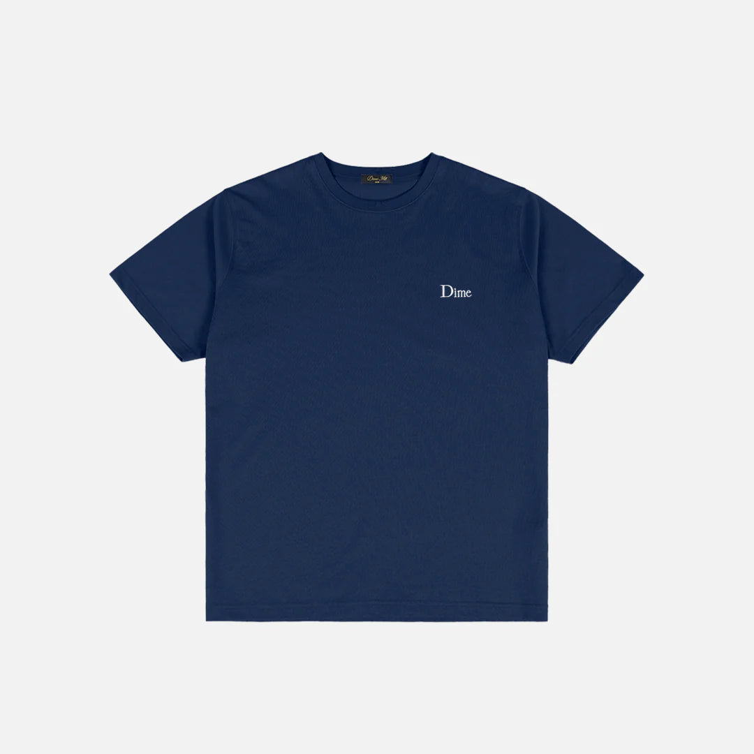 Dime MTL Classic Small Logo Tee Navy