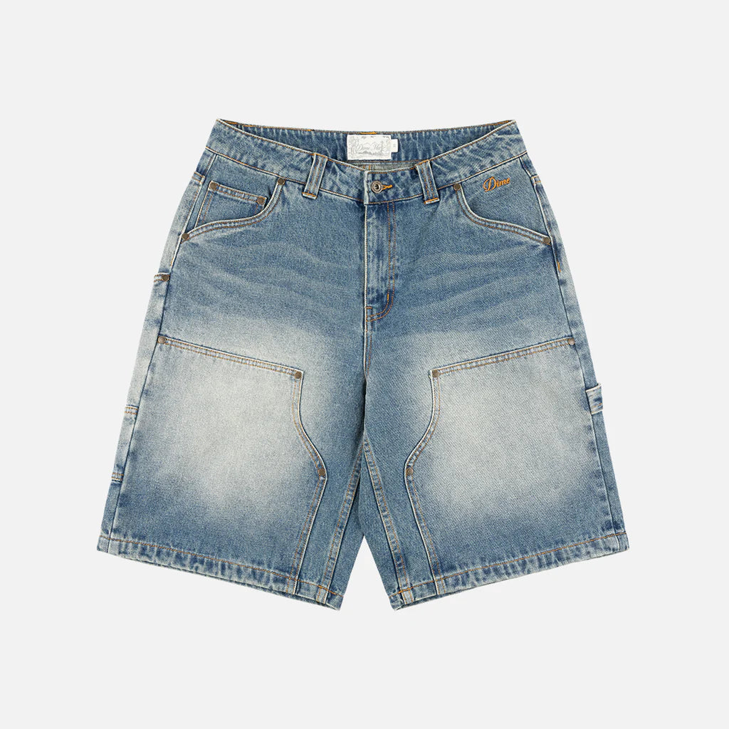 Dime MTL Carpenter Denim Shorts Sandblasted Indigo