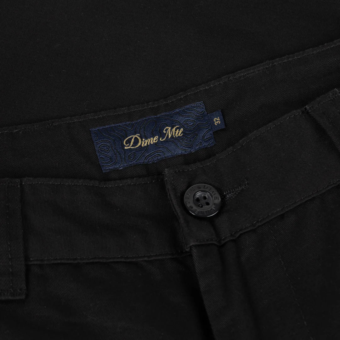 Dime MTL Baggy Chino Shorts Black