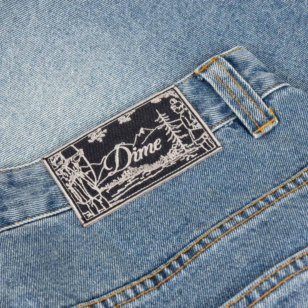 Dime MTL Classic Dime Shorts Sandblasted Indigo