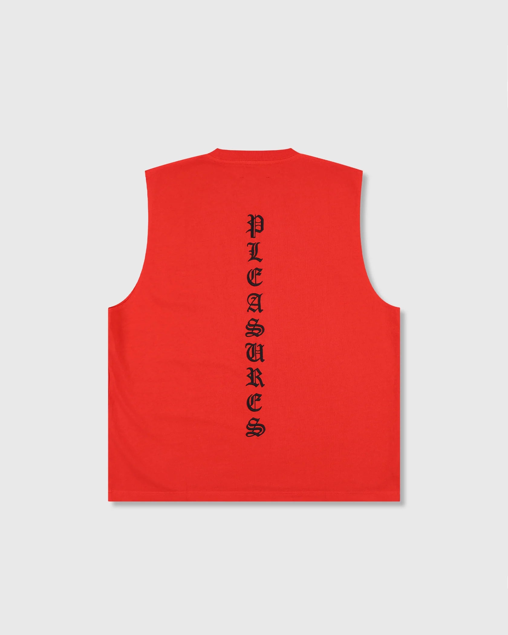 Pleasures Sorrow Sleeveless Shirt Red
