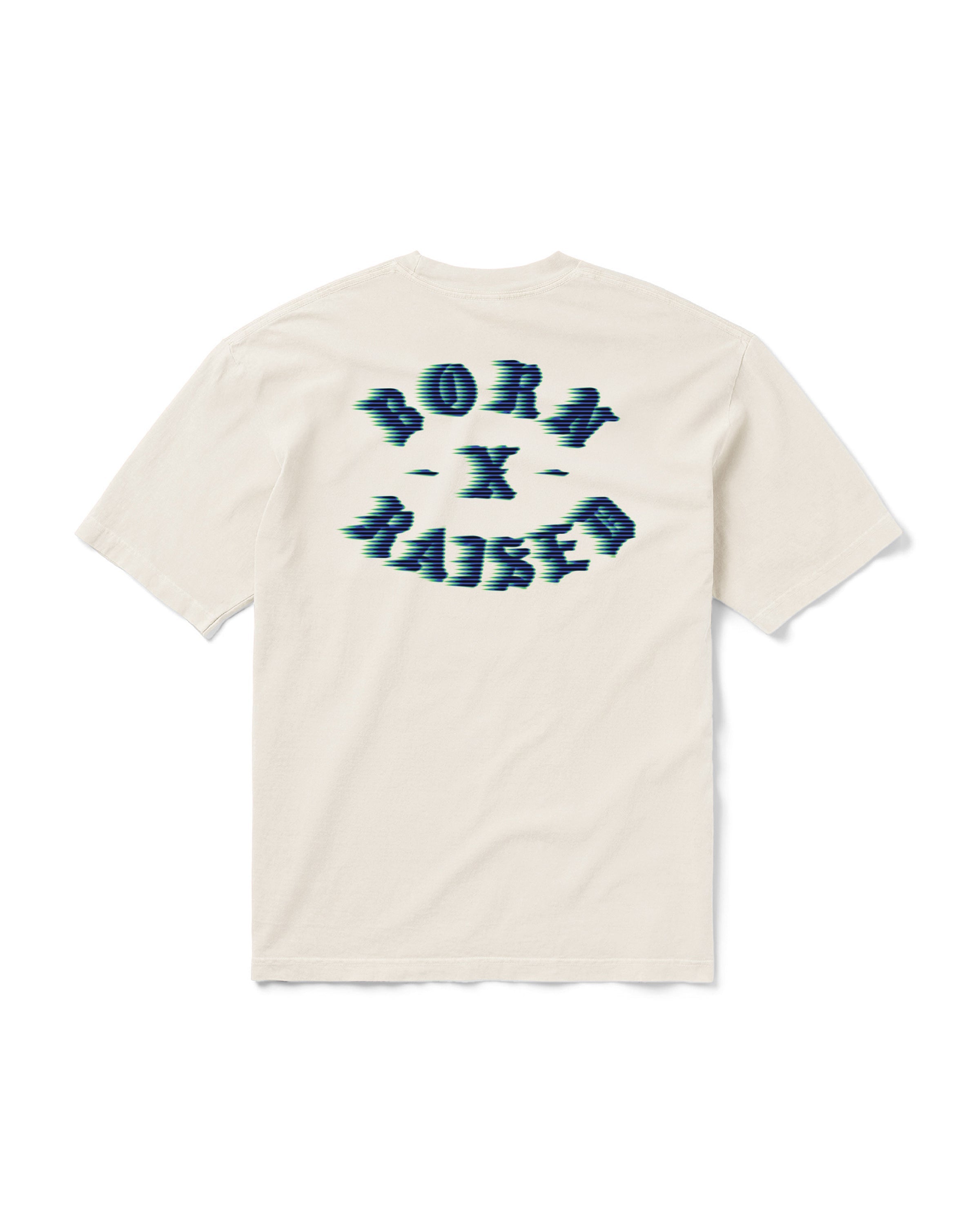 Born X Raised Speed Rocker Tee - Cream - back
