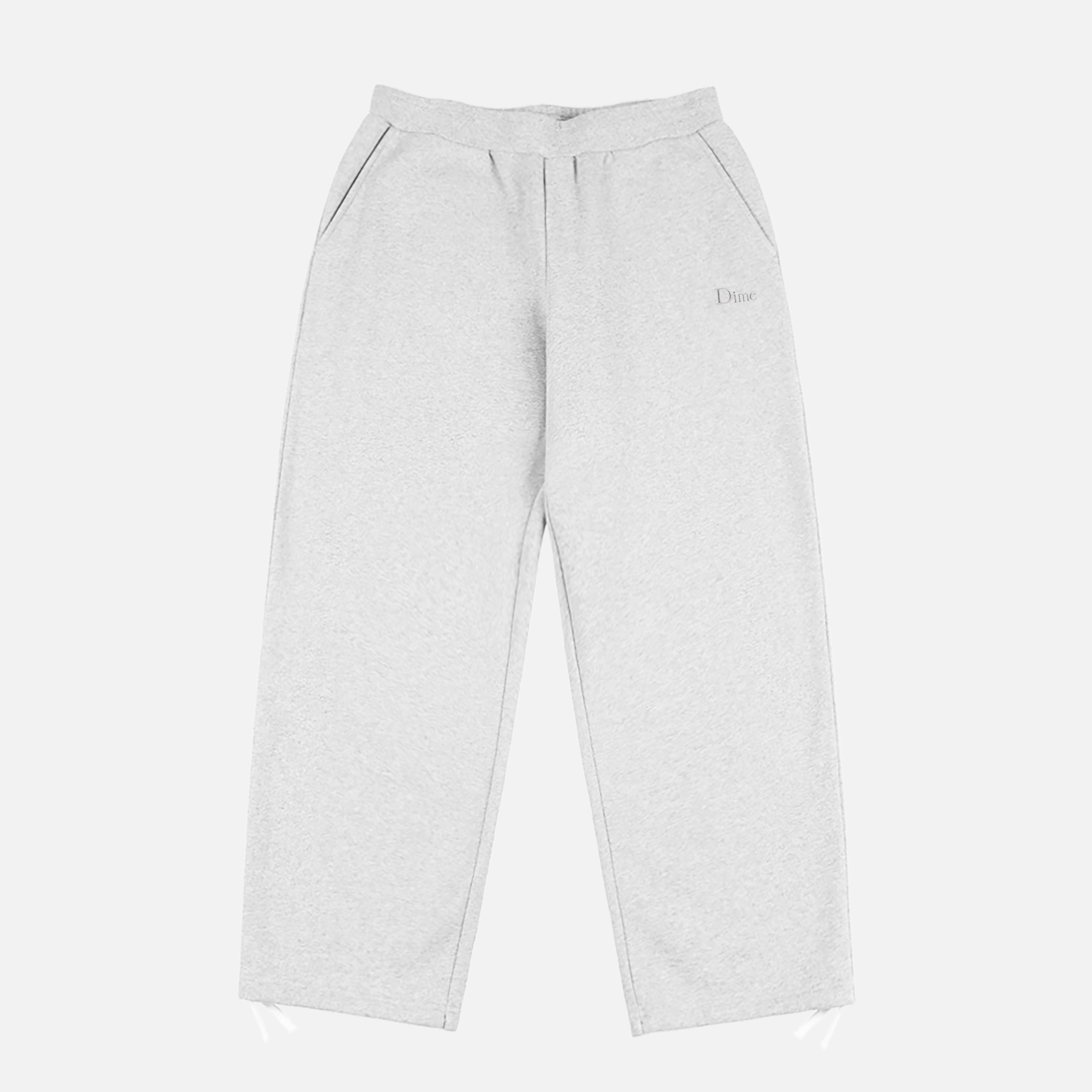 Dime MTL Classic Small Logo Sweatpants Ash — product shot