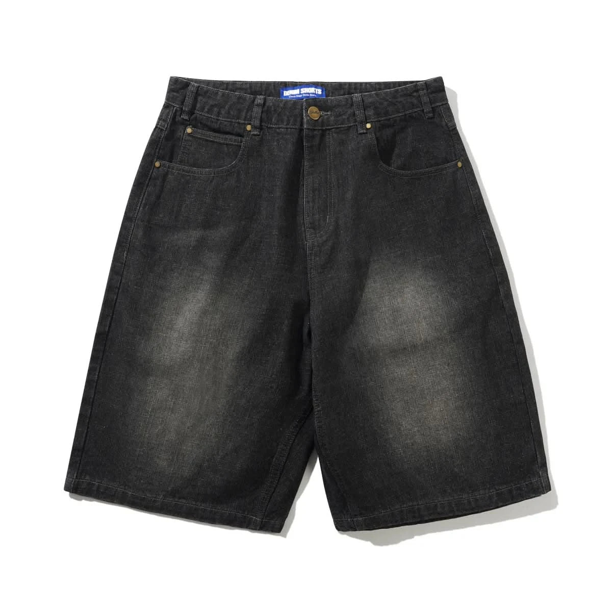 Butter Goods Scorpion Stitch Denim Shorts - Black