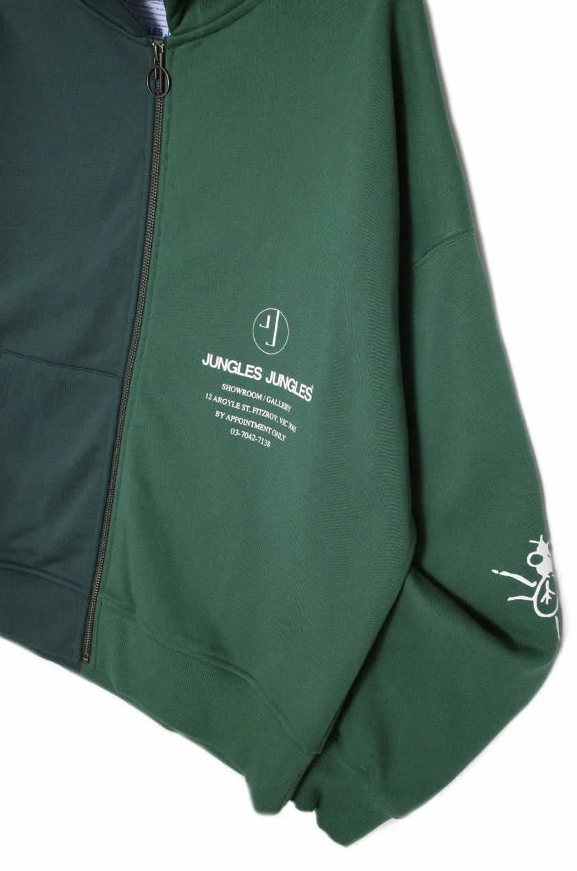 Jungles Jungles Appointment Only Split Zip Hoodie