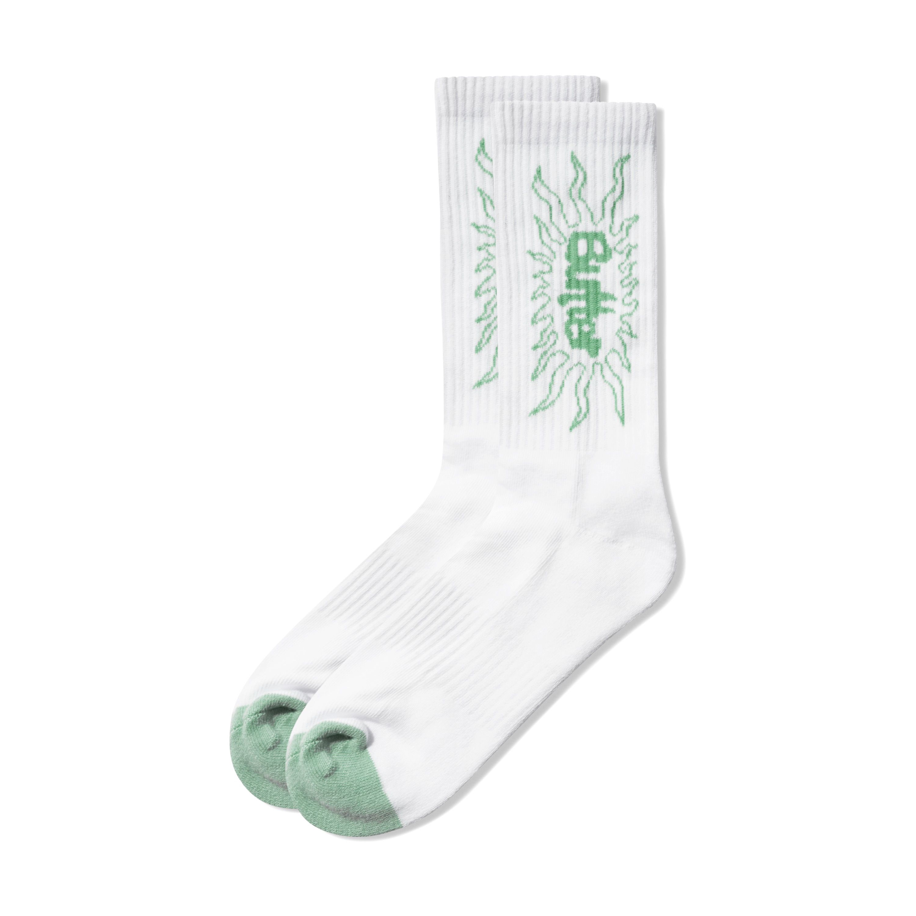Butter Goods Solar Socks – White