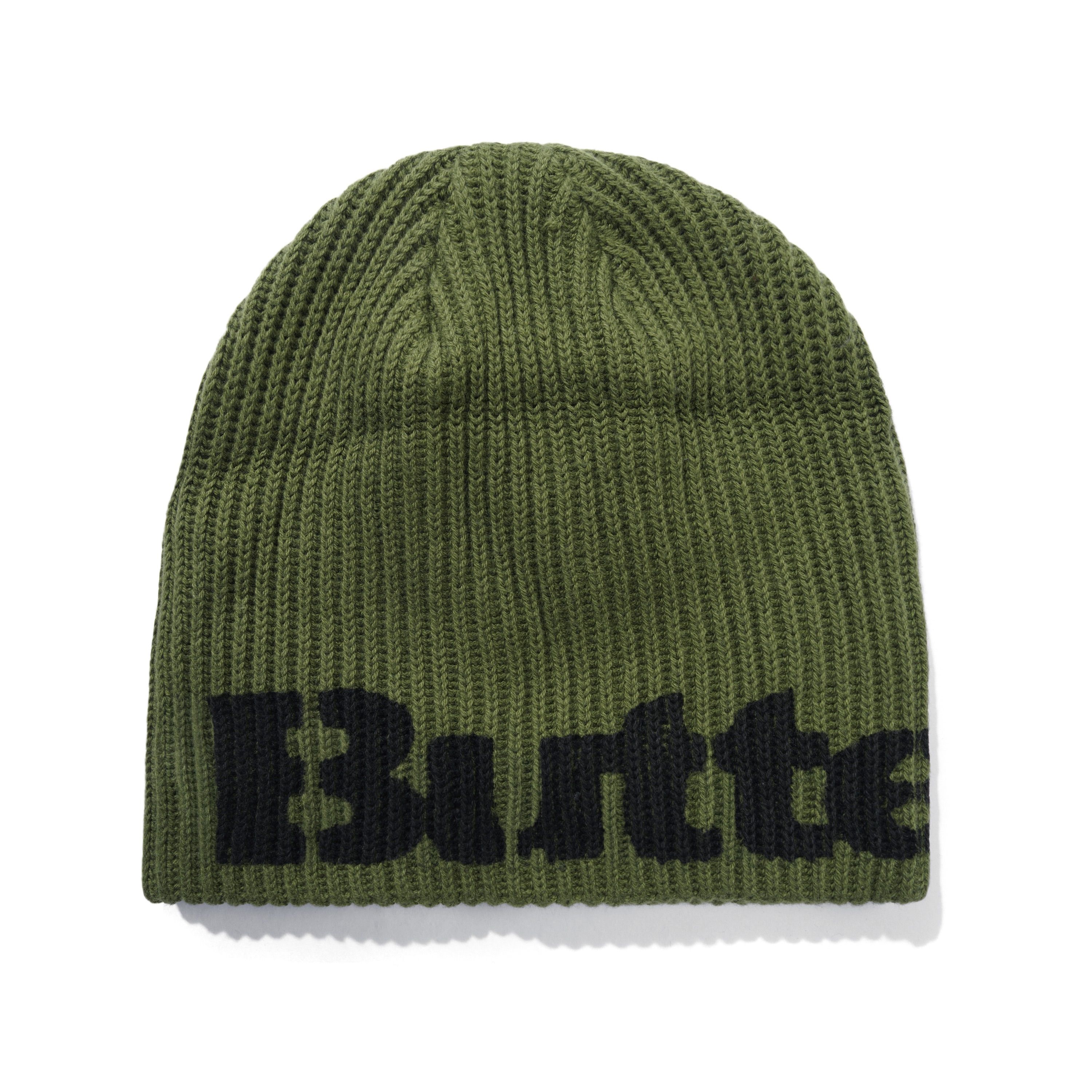 Butter Goods Stencil Skully Beanie – Army