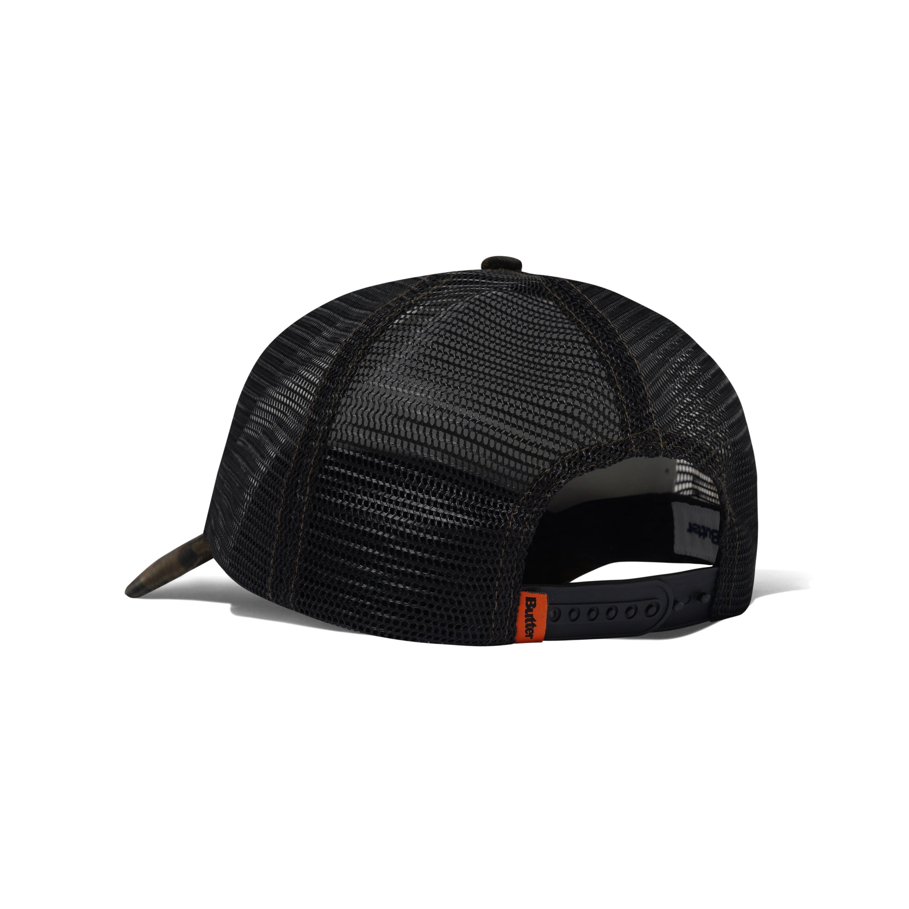 Butter Goods Stencil Trucker Cap – Leopard